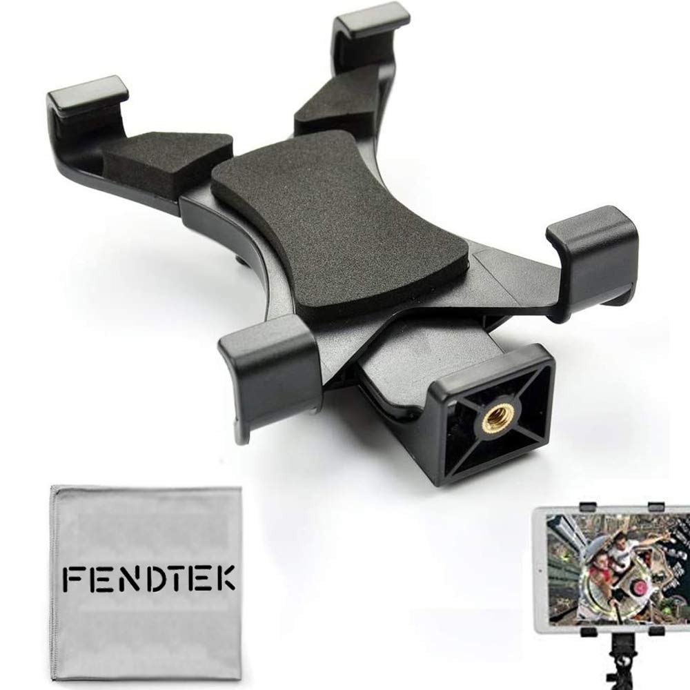 Fendtek Universal Tablet Tripod Mount For Ipad, Ipad Air, Air 2,Ipad Mini,Samsung Galaxy Tab, And Many More Tablets. Plus Microf