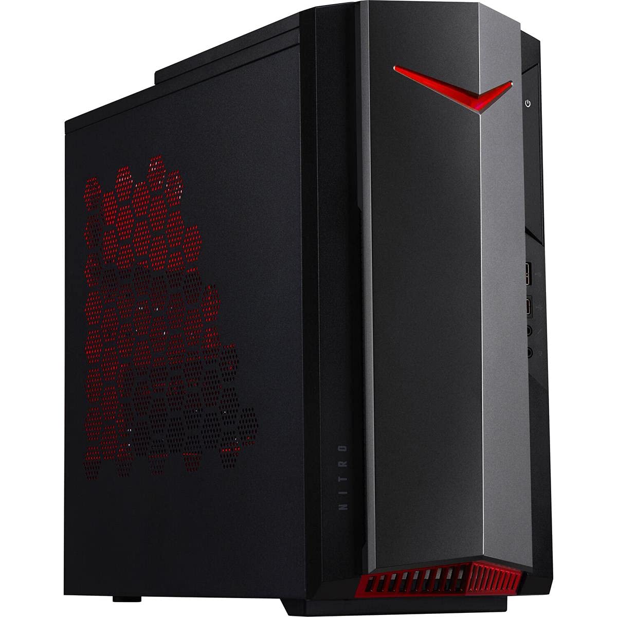 Acer Nitro 50 Gaming Desktop, 10Th Gen Intel Core I5 10400F 6 Core Processor, Geforce Gtx 1650, 8Gb Ddr4, 512Gb Nvme M.2 Ssd, In