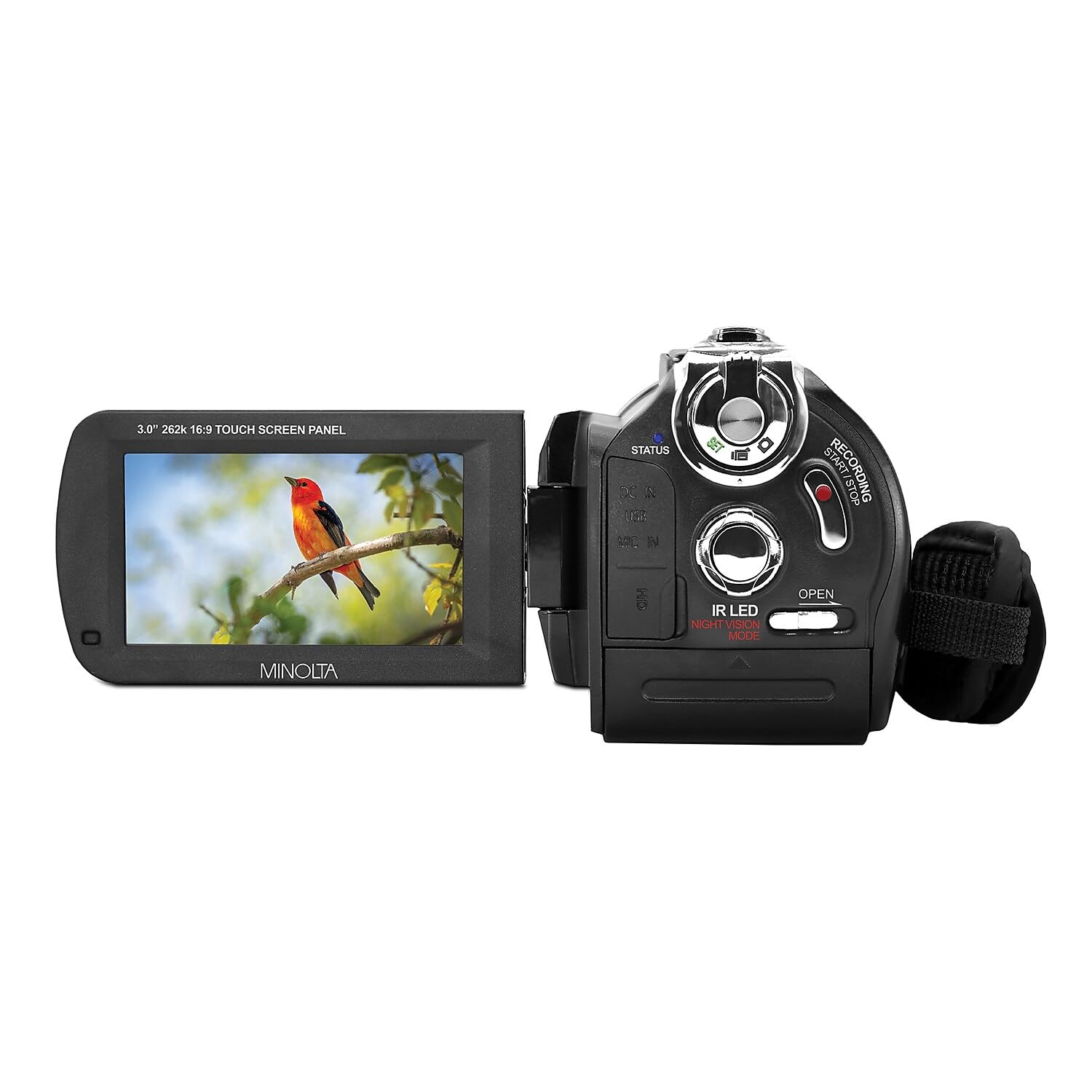 Minolta Mn4K40Nv 4K Ultra Hd / 30 Mp Night Vision Camcorder (Black)