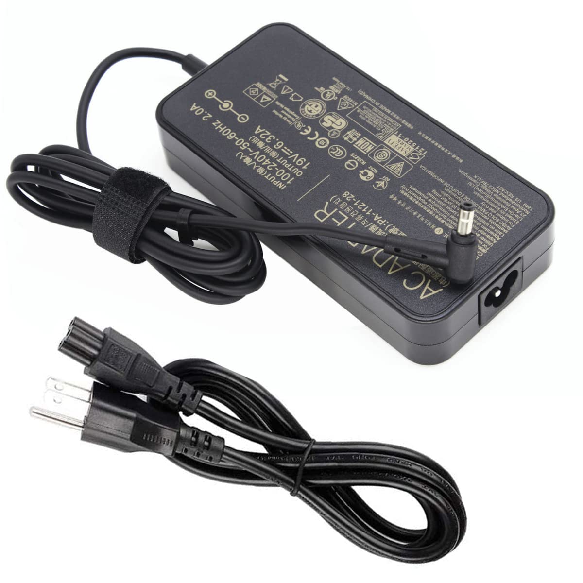 120W Power Cord For Asus Laptop Gl553V Gl553Ve Gl553Vd Gl552V Gl552Vw G551J G551Jm G551Jw A15 120P1A Pa 1121 28 19V 6.32A Asus C