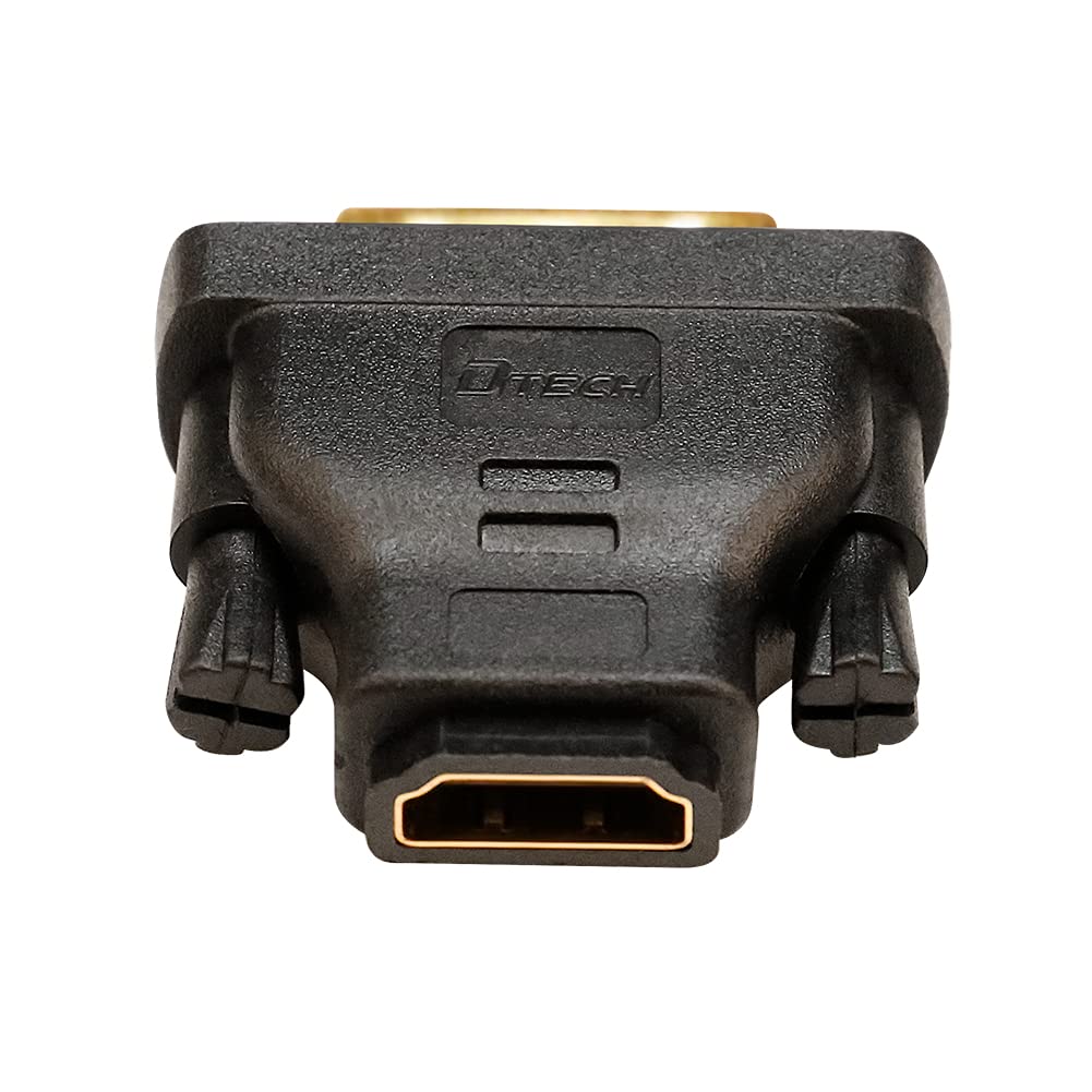 Dtech Dvi Male To Hdmi Female Adapter Bi Directional Dvi D Port Converter