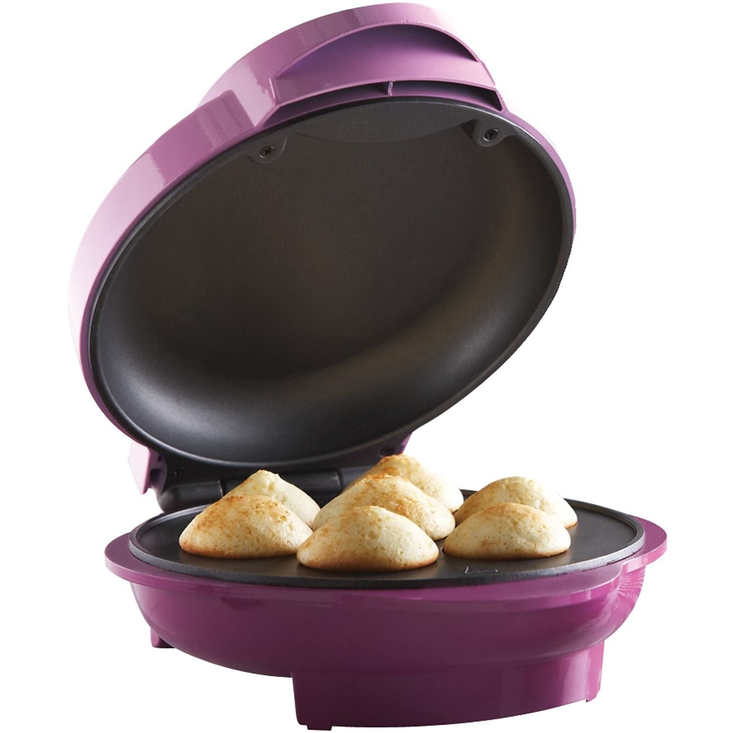 Brentwood Mini Cupcake Maker Machine Non Stick, 7, Pink