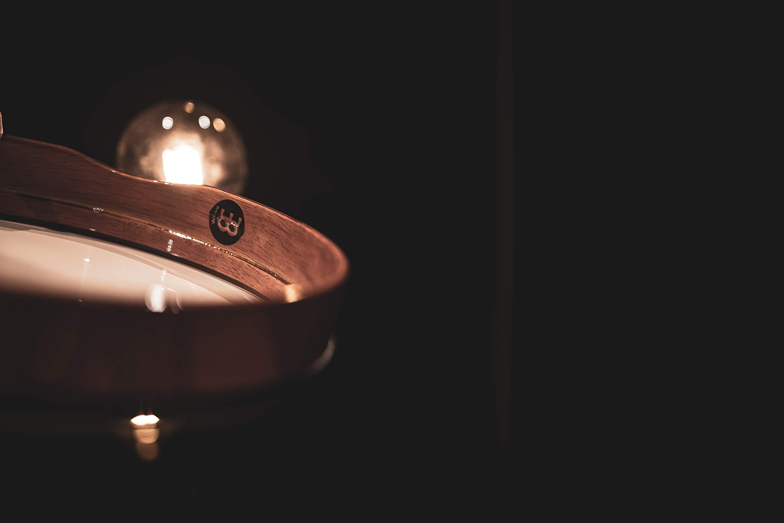 Meinl Percussion 16' Hand Drum With Synthetic Head � Not Made In China � Hardwood Frame In Antique Brown Finish, 2 Year Warranty, (Hd16Ab Tf)