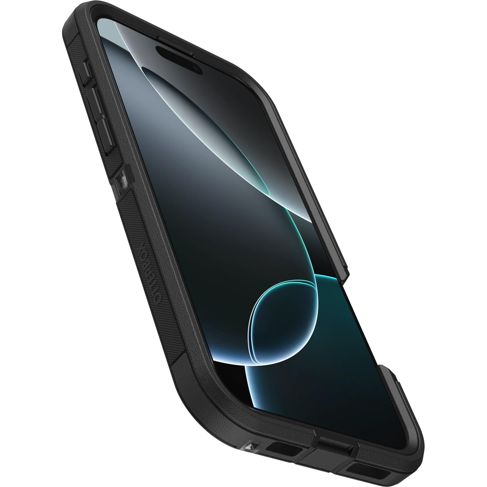 Otterbox Iphone 16 Pro Max Defender Series Xt Clear Case   Dark Side