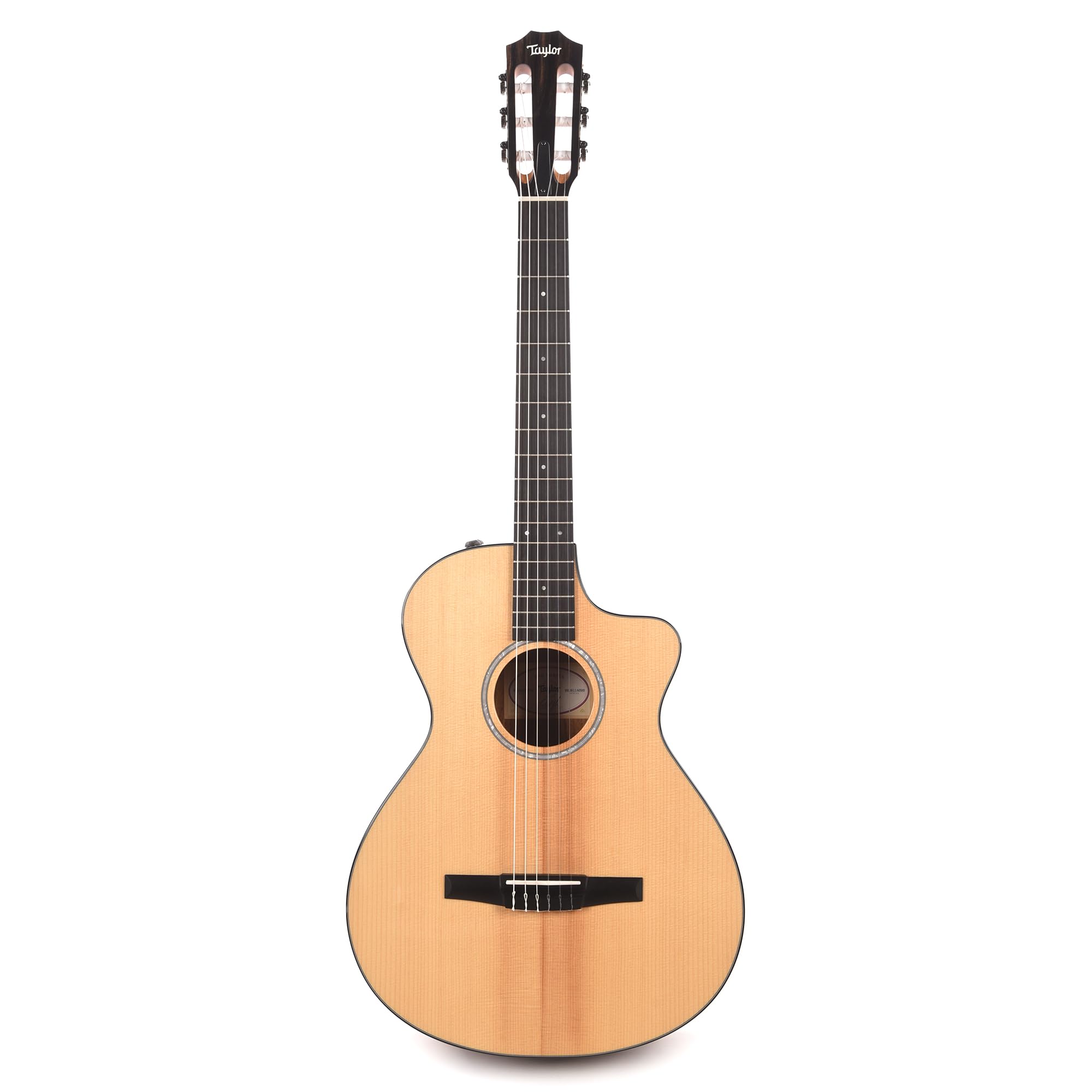 Taylor 212Ce-N Plus Grand Concert Acoustic-Electric Nylon-String Guitar - Natural