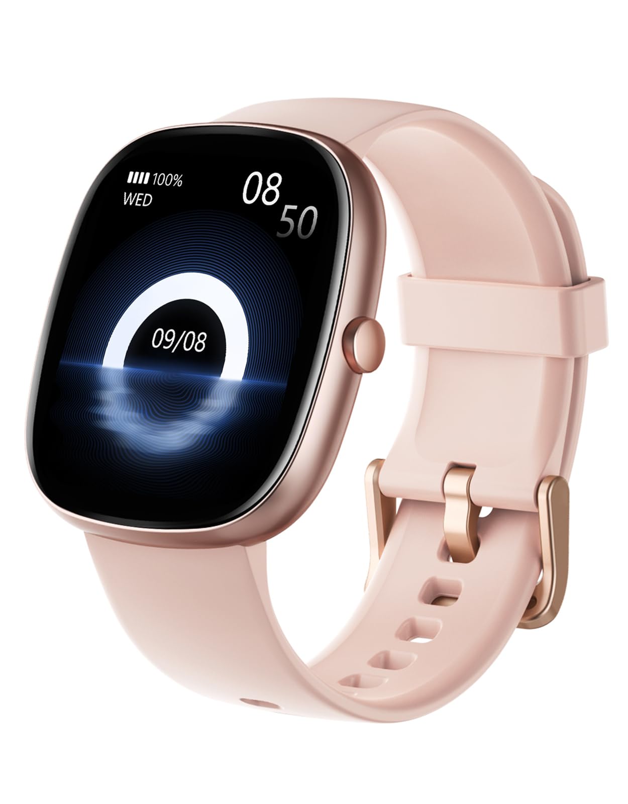 Huakua Smart Watches For Women Men (Answer/Make Calls), 1,85'' Hd Smart Watch For Iphone/Android Phones, Fitness Tracker With 10