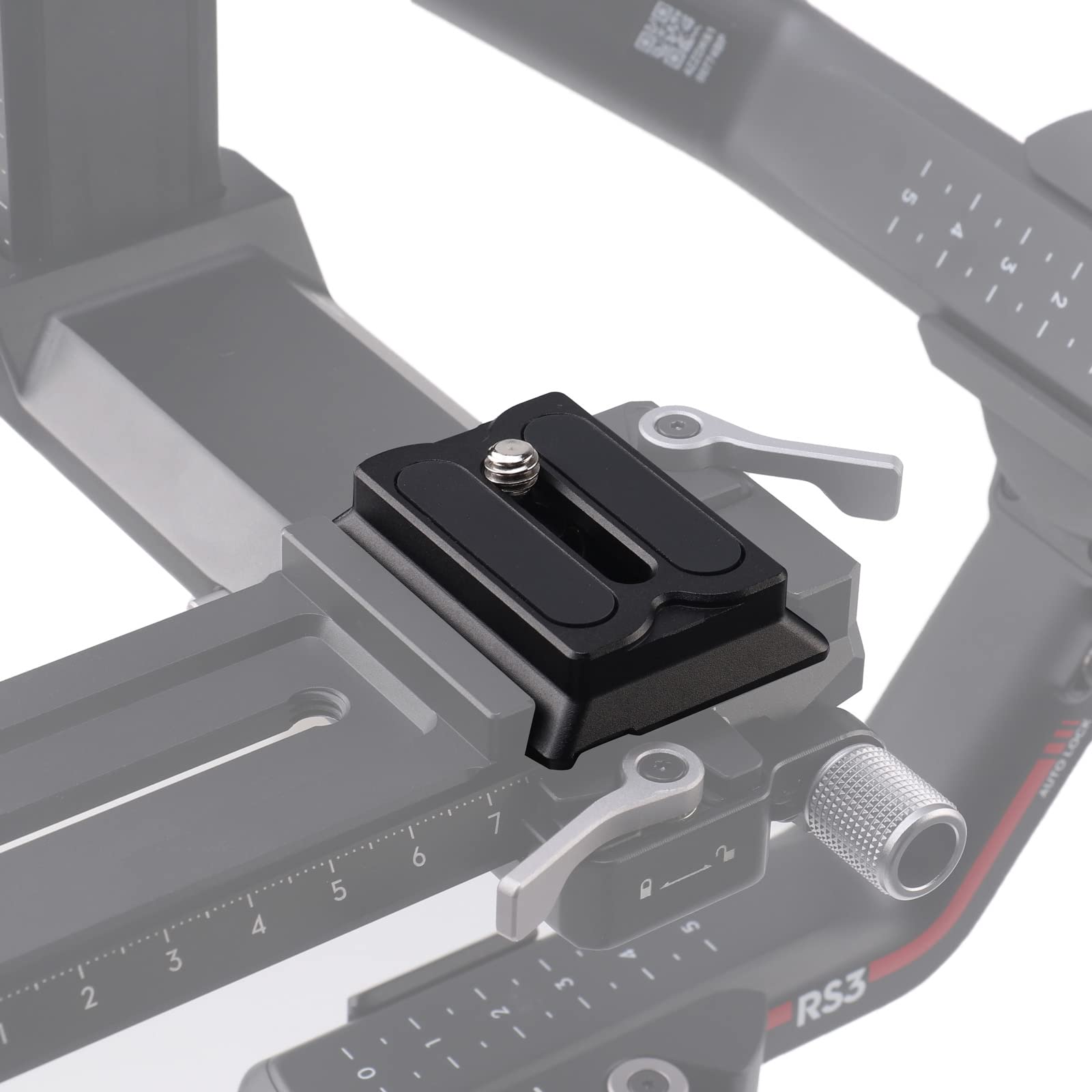 Focusfoto Upper Quick Release Baseplate Qr Plate For Dji Ronin Rs2 Rsc2 Rs3 Pro Rs4 Pro Gimbal Stabilizer Arca-Swiss Standard Ca