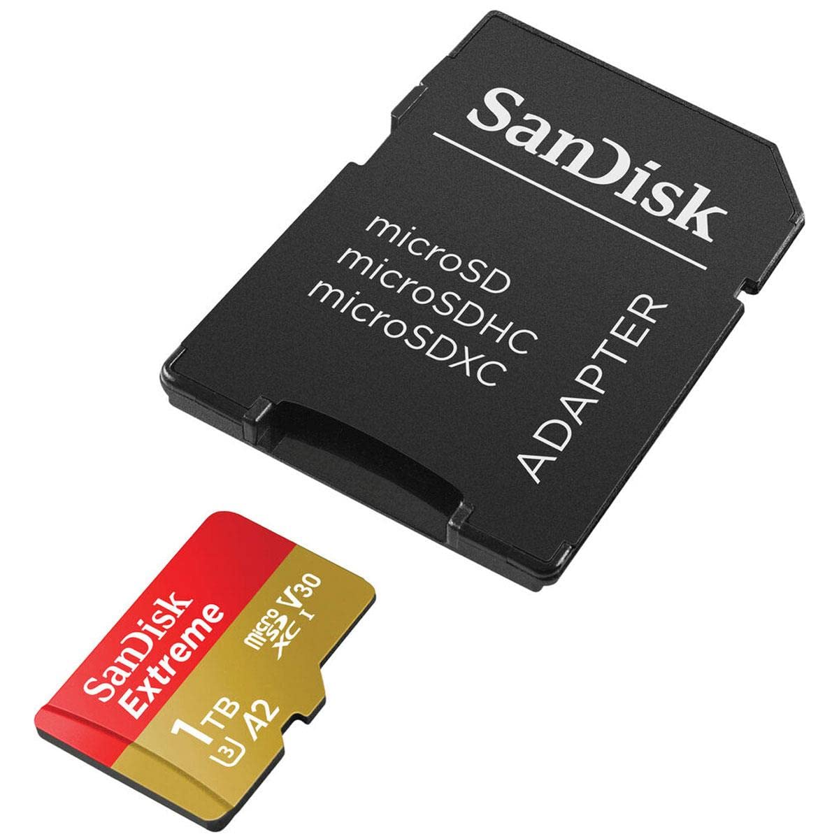 Sandisk Extreme 1Tb Uhs-I U3 Microsdxc Memory Card With Sd Adapter