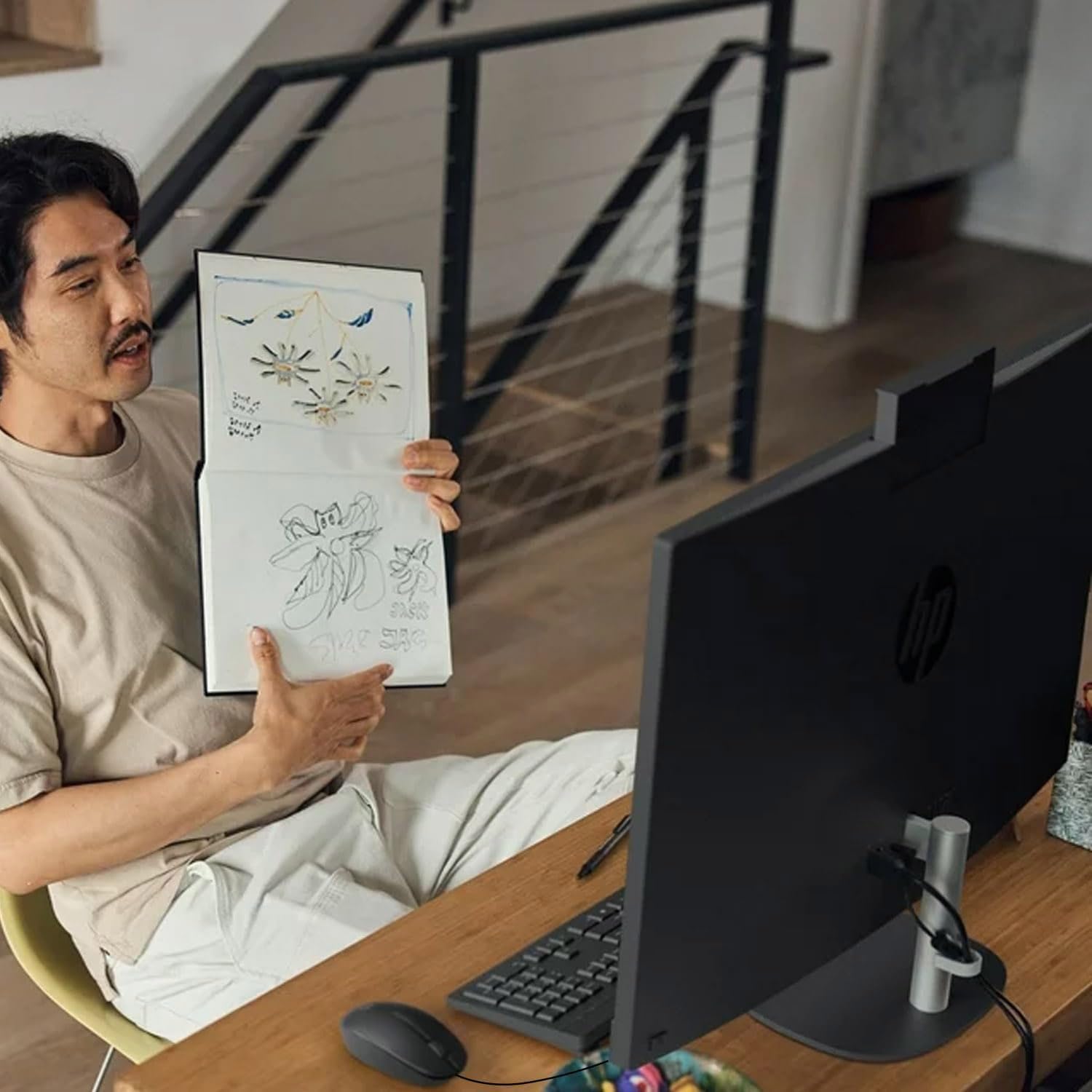 Hp 27 Fhd Touchscreen Intel Ultra 7 Ai Business All-In-One Desktop, 27 Fhd Touchscreen, Intel Ultra 7 155U, 32Gb Ddr5 Ram, 1Tb S