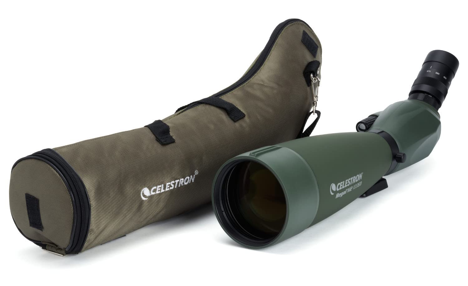 Celestron Regal M2 100Ed Spotting Scope   Ed Glass For Hunting, Birding And Outdoor Actvities   Phase And Dielectric Coated Bak