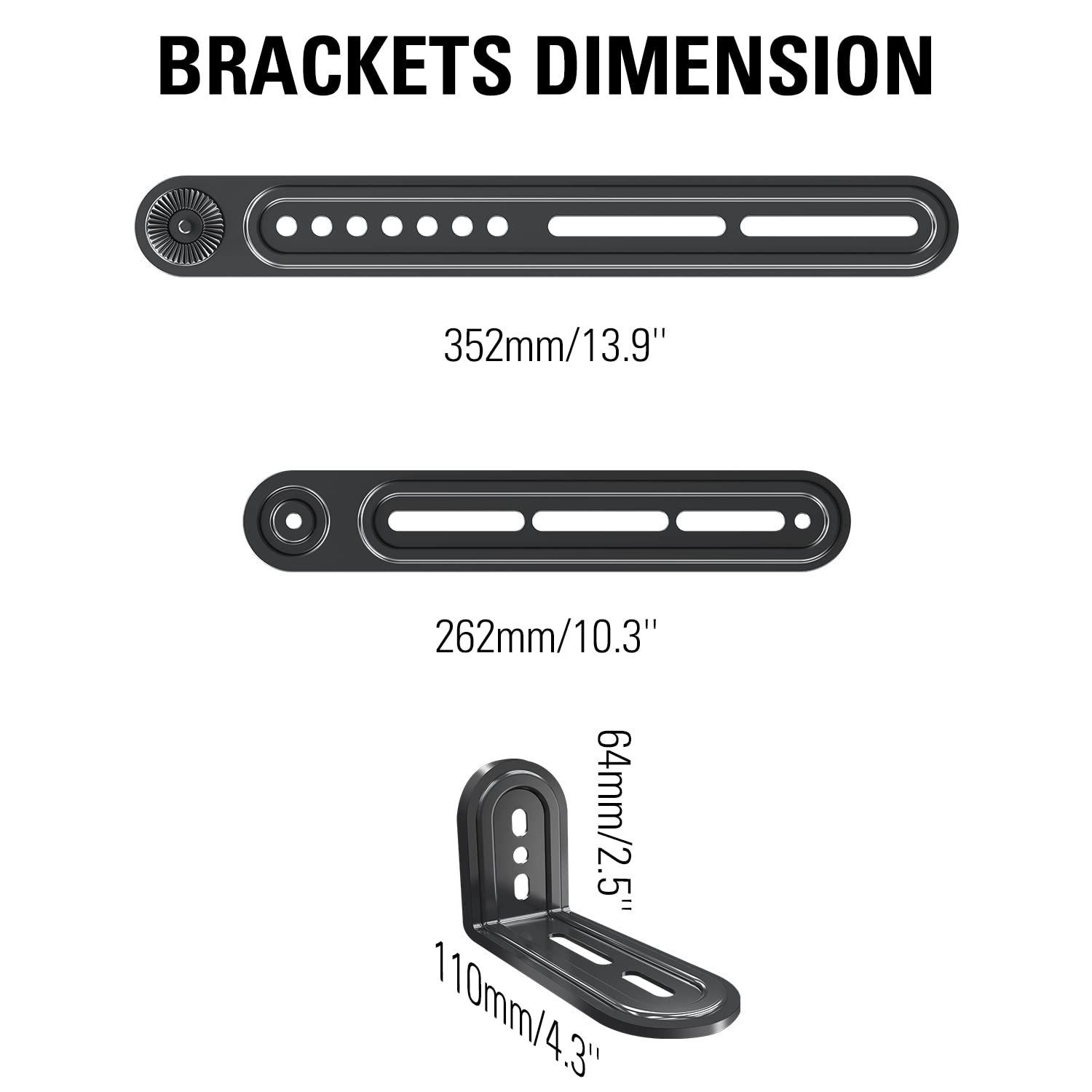 Mounting Dream Soundbar Mount Fits Most Sound Bars Up To 15 Lbs, Mounting Soundbar Above Or Under Tv, Sound Bar Mounting Bracket