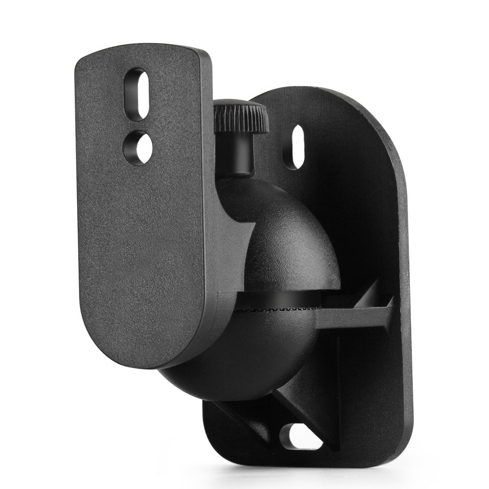 Tnp Universal Satellite Speaker Wall Mount Bracket Ceiling Mount Clamp With Adjustable Swivel And Tilt Angle Rotation For Surrou