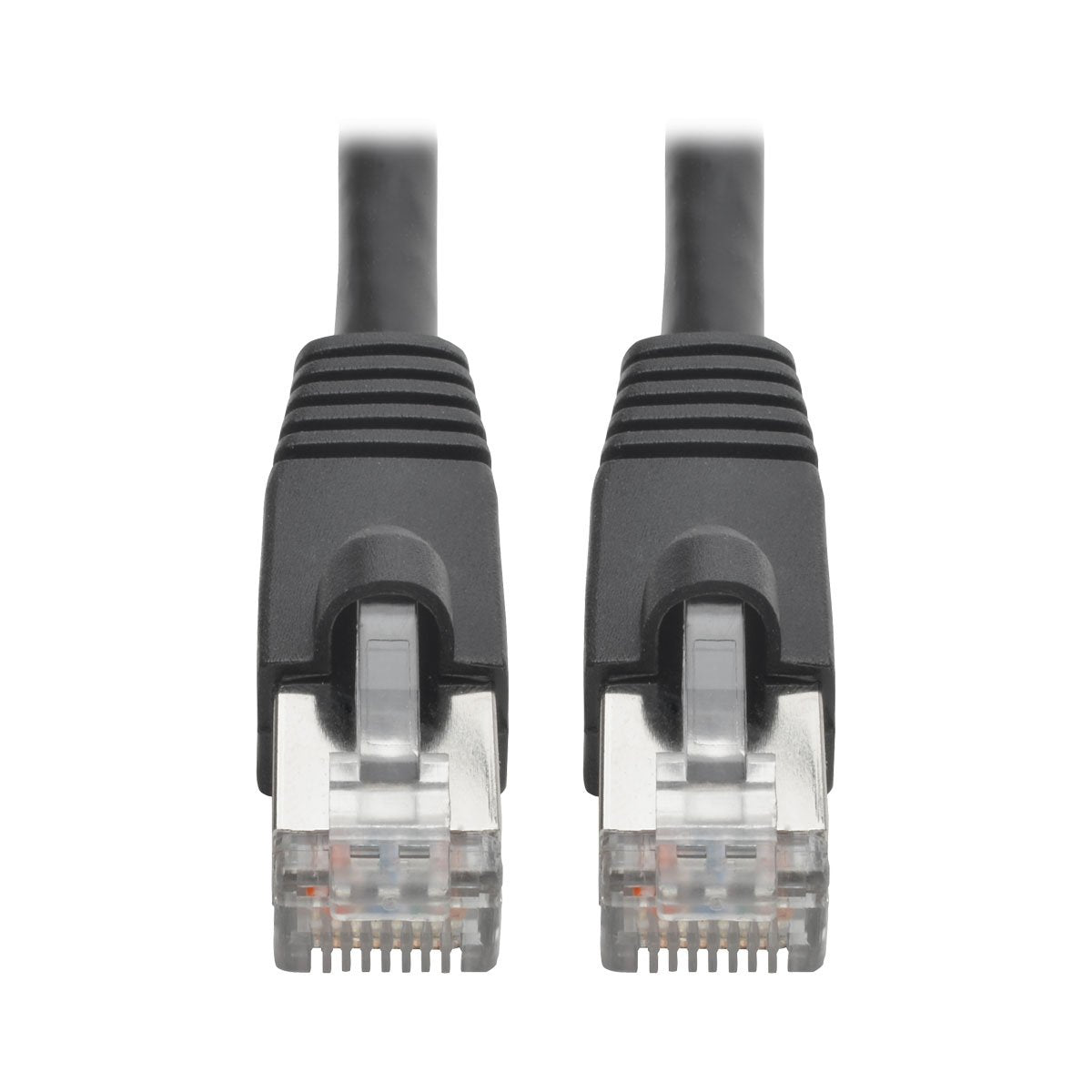TrippLite CB N262001BK 1ft Cat6a 10G Certified Snagless Shielded STP Black