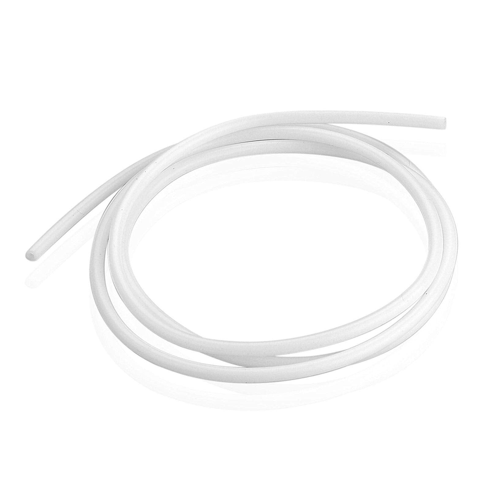 Amx3D Ptfe Teflon Bowden Tube For 1.75 Filament (2.0Mm Id/4.0Mm Od) 2.0 Meters   White Connector Tubing For 3D Printer