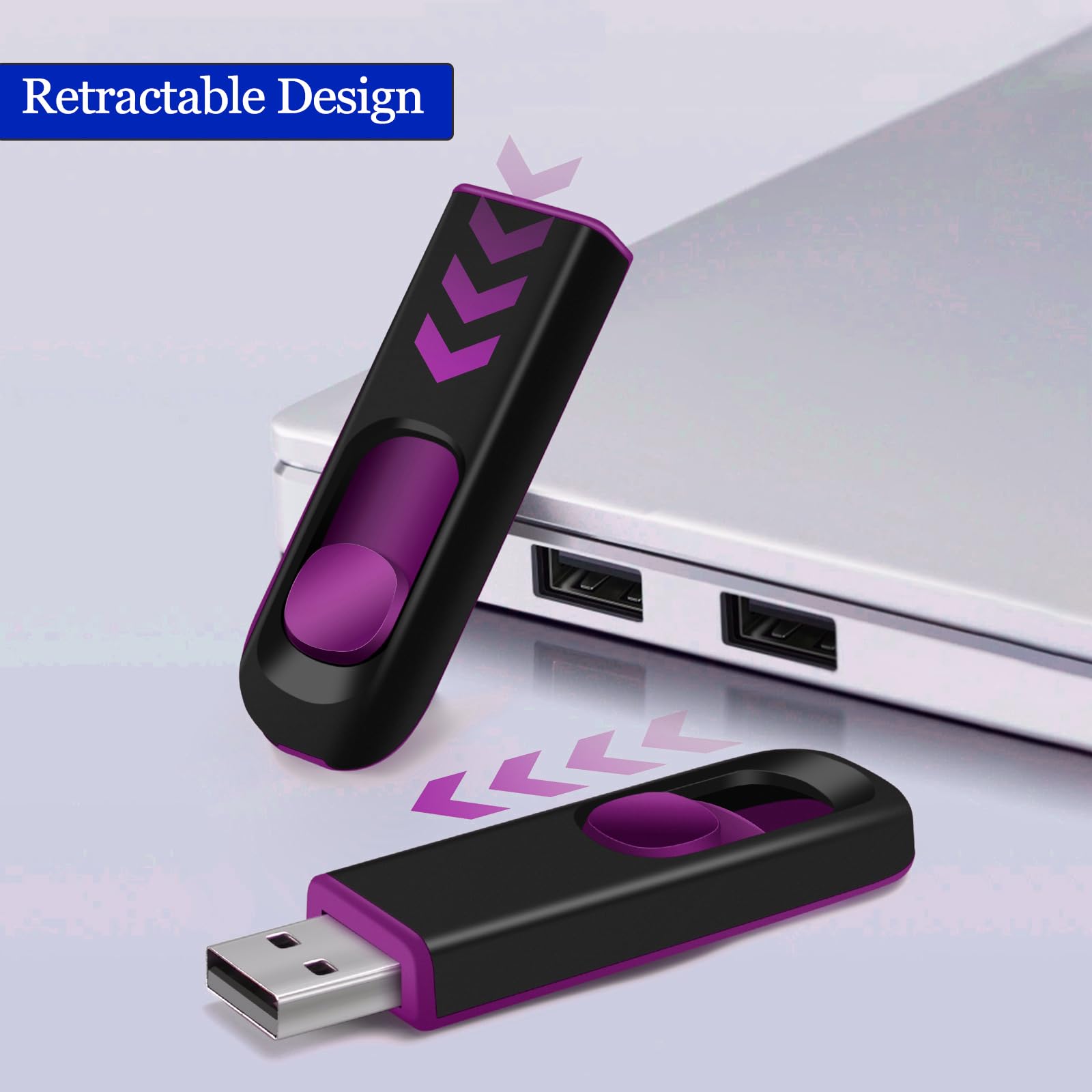 Usb Flash Drive 5 Pack 8Gb, Makactua Usb 2.0 Memory Stick Thumb Drive Pen Drives Jump Drive For Data Storage