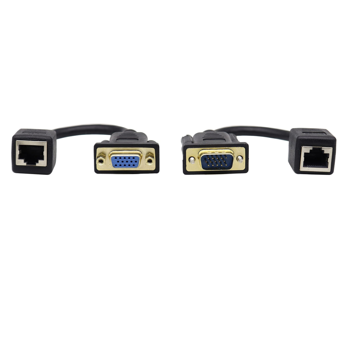 Usb Vga Rj45 Adapter Zuyook Vga To Rj45 Adapter Cable Rj45 To Vga Cable, Vga 15 Pin Port ...