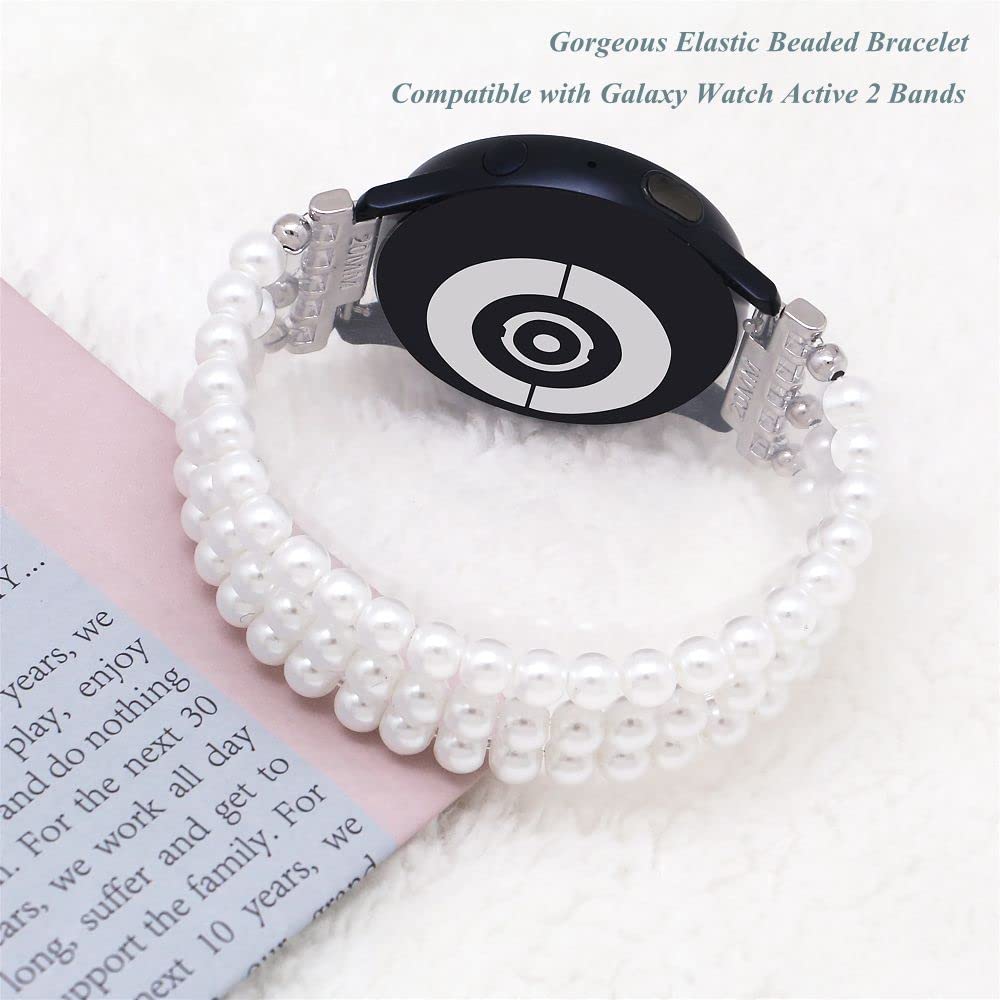 Kai Top Beaded Bracelet Compatible For Samsung Galaxy Watch 4 Band/Watch 5 Band/Watch 6 Band 40Mm 44Mm, Galaxy Watch 6/Watch 4 C