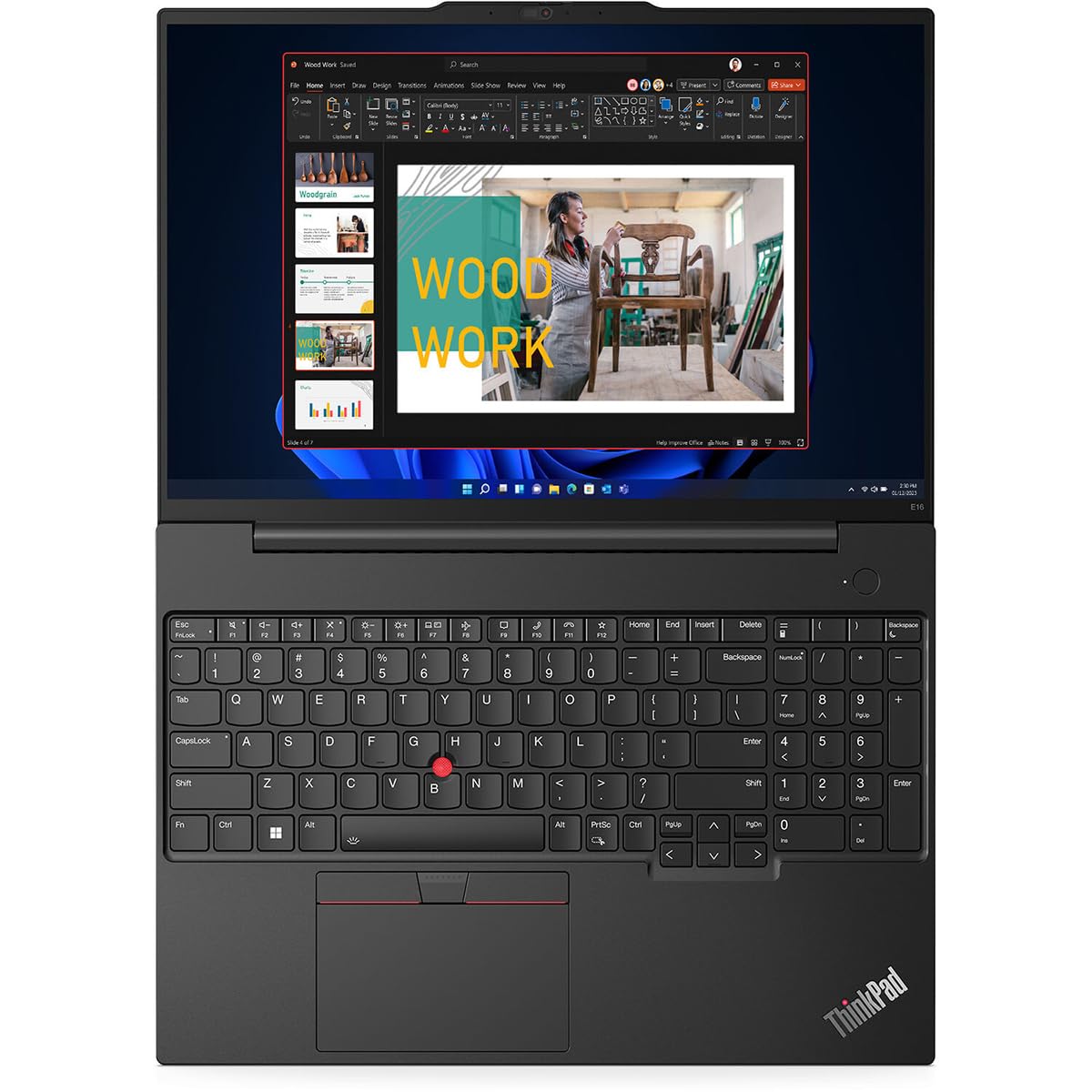 Lenovo Thinkpad E16 Gen 1 21Jt001Bus 16 Notebook - Wuxga - 1920 X 1200 - Amd Ryzen 5 7530U Hexa-Core (6 Core) 2 Ghz - 16 Gb Tota