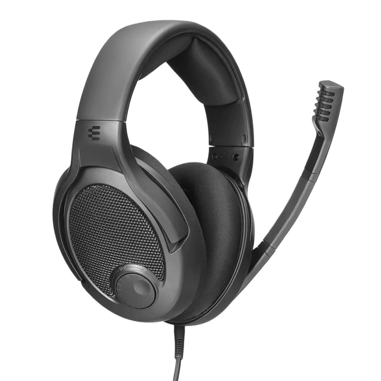 Drop + Epos Pc38X Gaming Headset Noise Cancelling Microphone With Over Ear Open Back Design, Velour Earpads, Compatible With Pc, Ps4, Ps5, Switch, Xbox, Mac, Mobile, And More (Black)