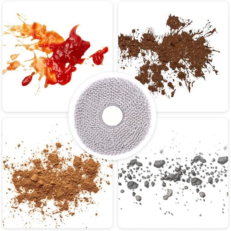 10Pcs Mop Pads For Ecovacs Deebot X1 Omni/X1 Turbo/T20 Omni/T10 Omni/X2 Omni/T30S/N30 Pro Omni/N30 Omni/T30S Ai/T30S Pro/T30S Ca