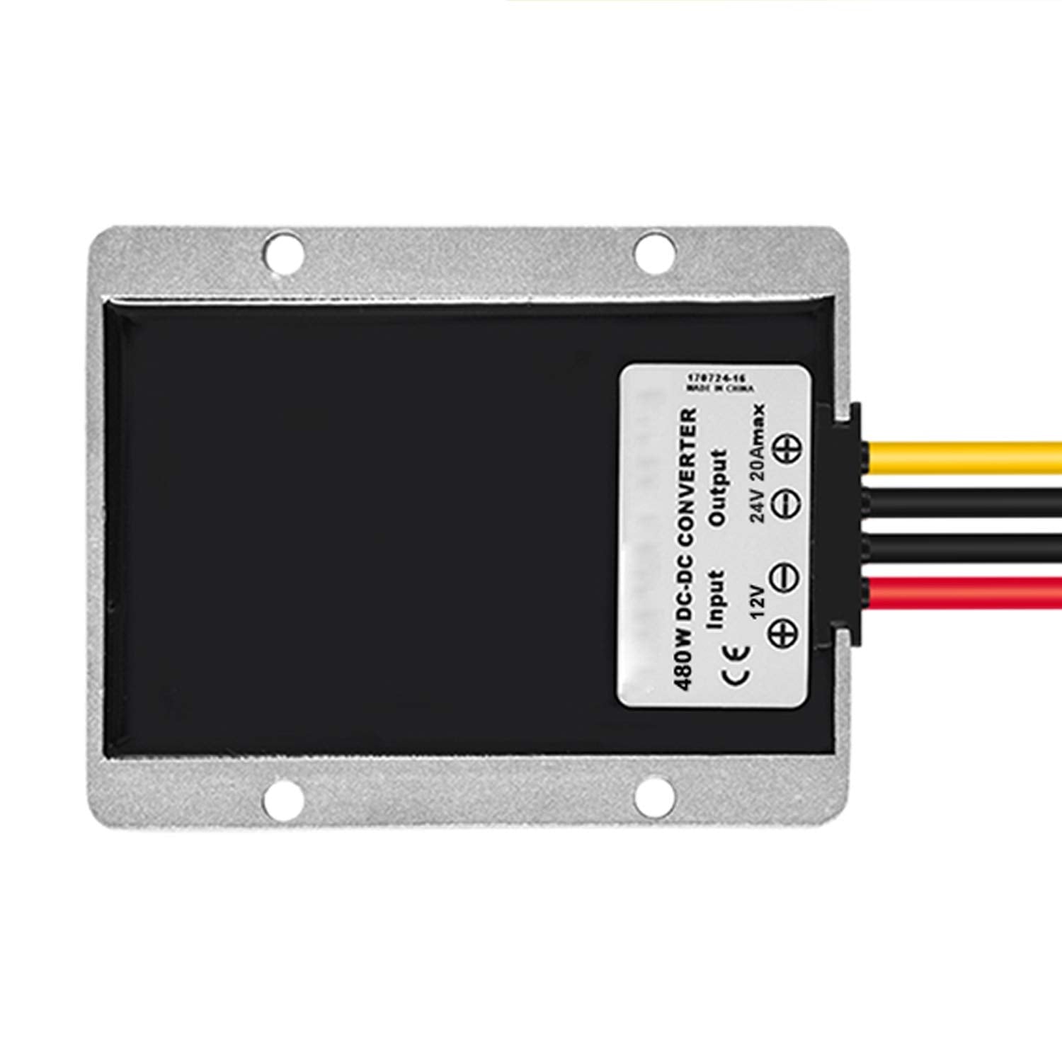 Mggi Waterproof Dc/Dc Converter 12V Step Up To 24V, Boost Converter 20A 480W Voltage Regulator, Power Adapter Voltage Booster,Po