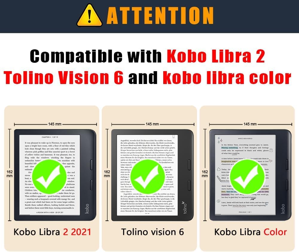 Dingguagua Case Compatible With Kobo Libra 2 (2021 Release, Model N418) With Magnetic Soft Tpu Release For Kobo Librar2 Stand Co