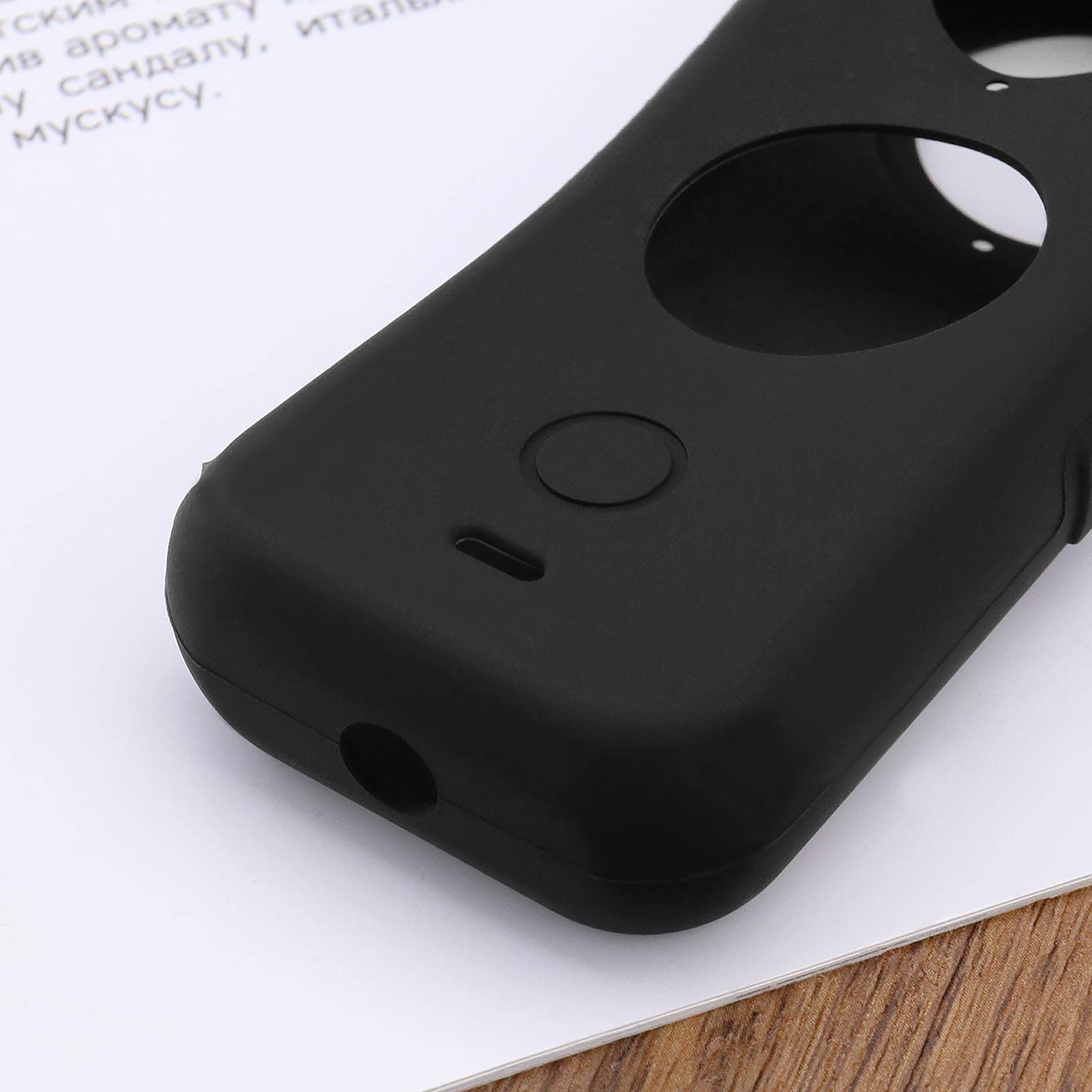 Create Idea Set With 2Pcs Body Cover Protector Lens Cap Protector Replacement Compatible With Insta 360 One X2 Camera Silicone C