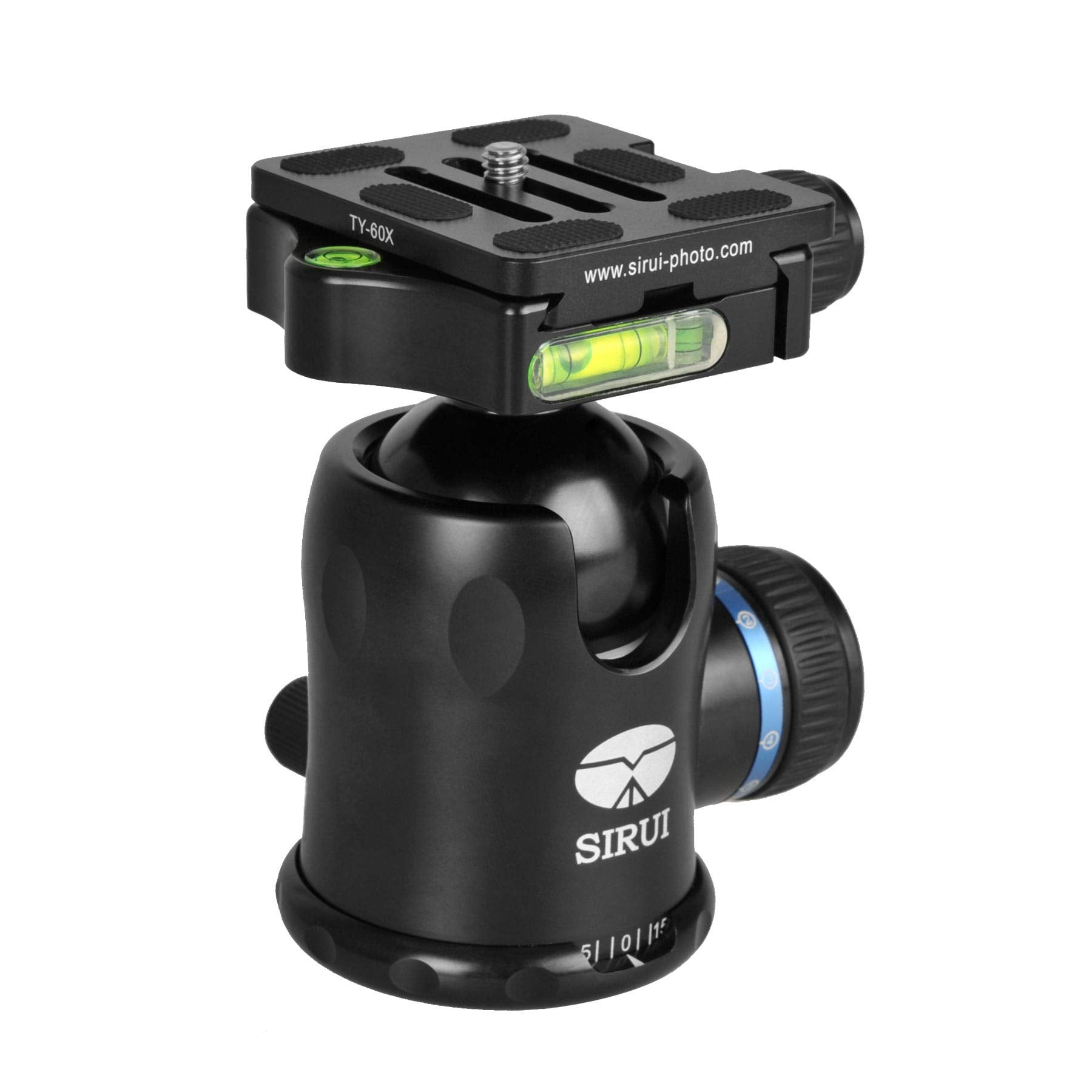 Sirui Kx Series Aluminium Tripod Head Incl. Ty Series Quick Release Plate   Black (K 30X)
