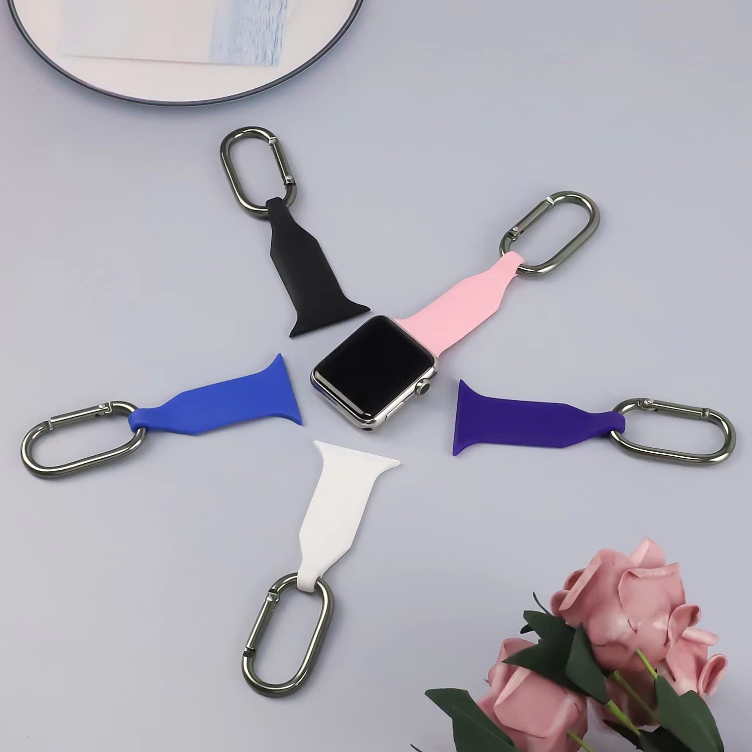 Compatible With Apple Watch Fob Necklace Lanyard Keychain Pocket Watch Case Clip Nurse Armband Pendant Carabiner. Suitable For I