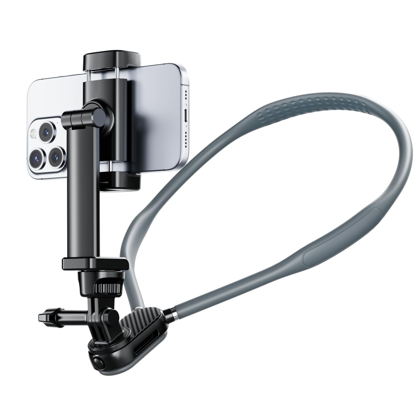 Hamillar Camera Phone Chest Neck Mount Holder for Video Recording iPhone Samsung 4-7 Inch Phones AKASO/Go Pro/Insta360X5/DJI360 