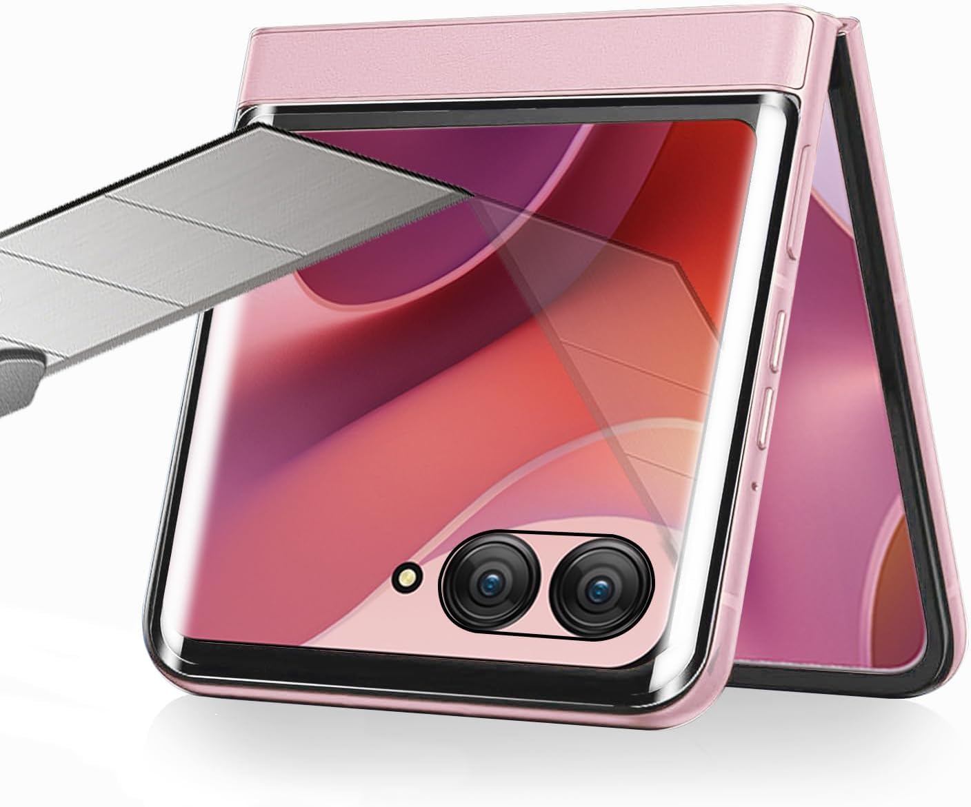 Mooisvs 2+2Packs Screen Protector For Motorola Razr 60 Ultra/Moto Razr Ultra 2025/Moto Razr+ 2025(Front Screen) With 2Packs Came