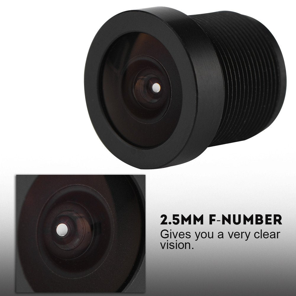 Richer R Cctv Lens,2.1Mm Camera Lens 150� Wide Angle M12*0.5 Ip Camera Lens For 1/3In & 1/4In Ccd Chips