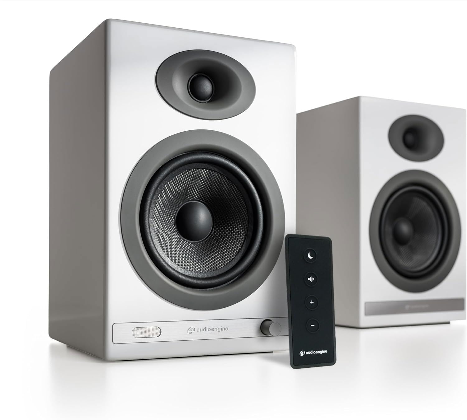 Audioengine HD5 Premium Powered Speakers | 150W Audiophile-Grade Bluetooth 5.0 with aptX HD | Built-in 24-Bit DAC | Real Wood Ve