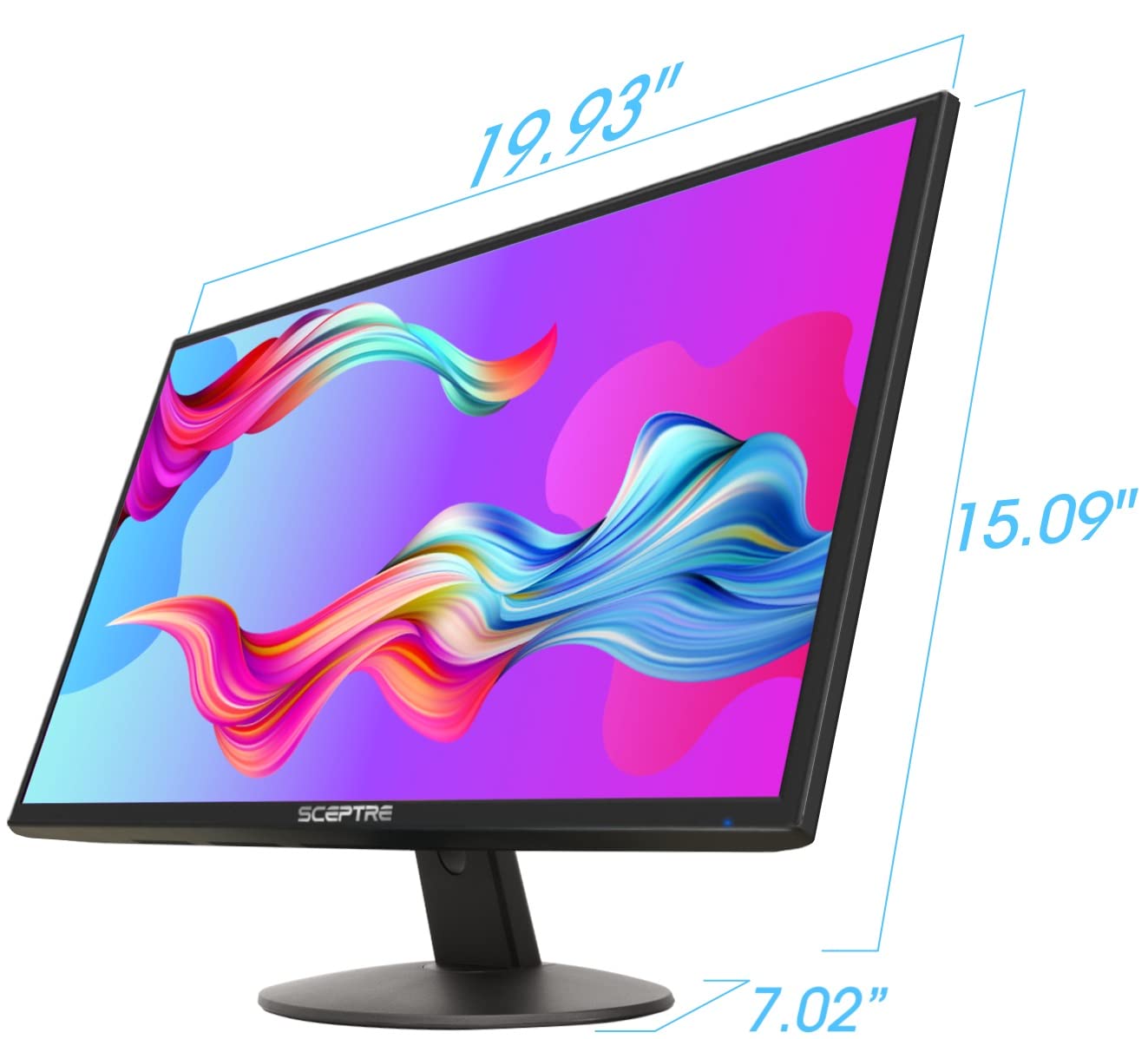Sceptre 22 inch IPS 1080p 75Hz Gaming Monitor E225W-FPT Machine Black