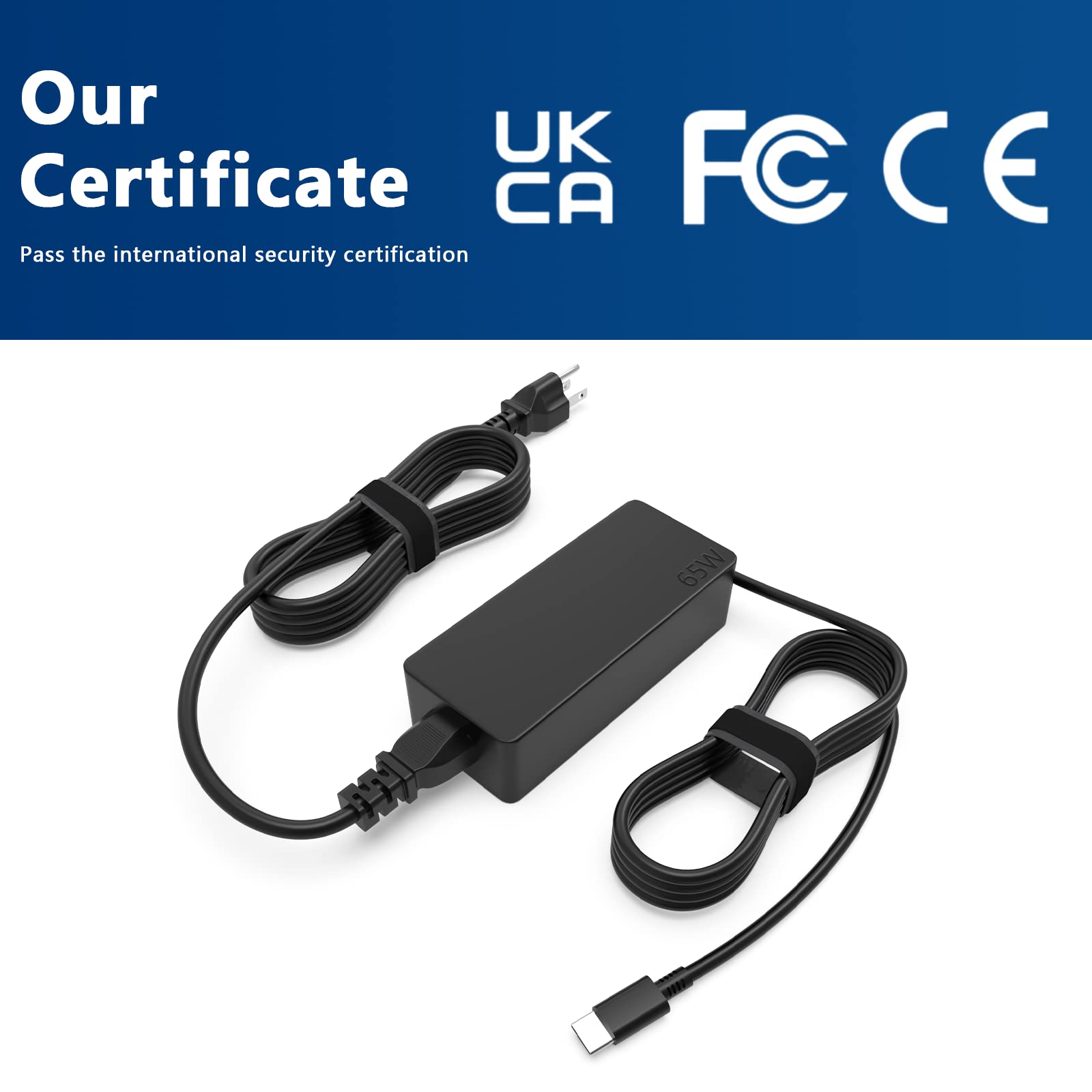 65W Usb C Laptop Charger For Lenovo Thinkpad X13 T14 E15 L13 L14 Yoga T15 Gen 4 3 2,Lenovo Thinkbook 15 Gen 4 3 2 Acl Iap Busine