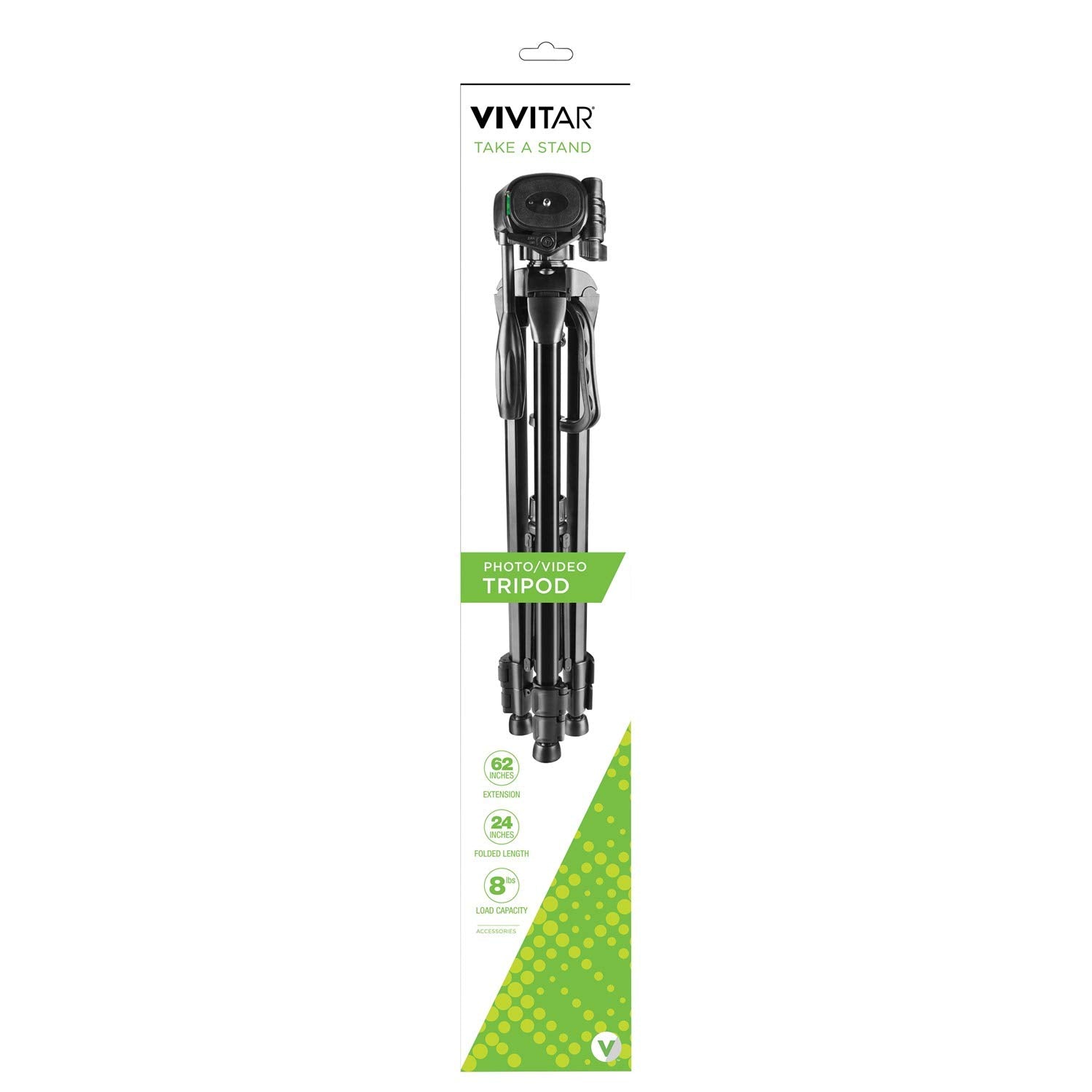 Vivitar Vpt3662 62 Inch Tripod (Black)