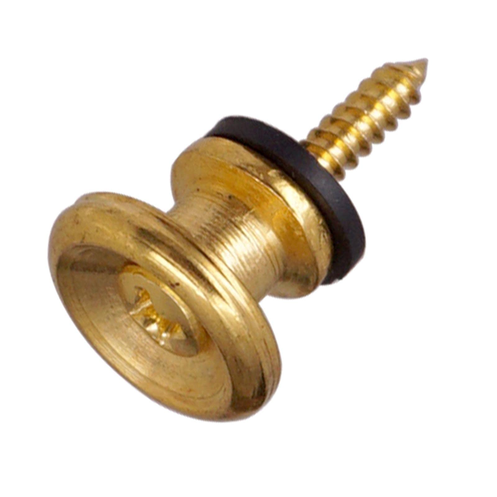 THE STYLE SUTRA 10X Guitar Strap Lock Pins Peg For Acoustic Electric Guitar Ukulele Bass Golden