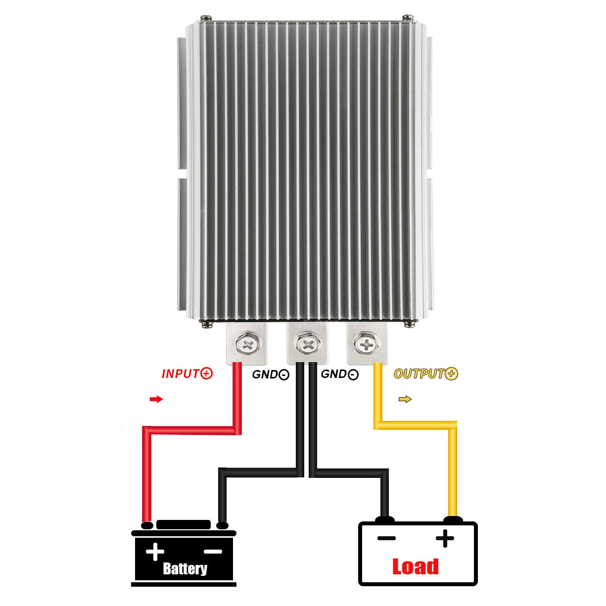 60A 720W 12V Golf Cart 48V 36V To 12V Converter Voltage Regulator Golf Cart Voltage Converter Waterproof