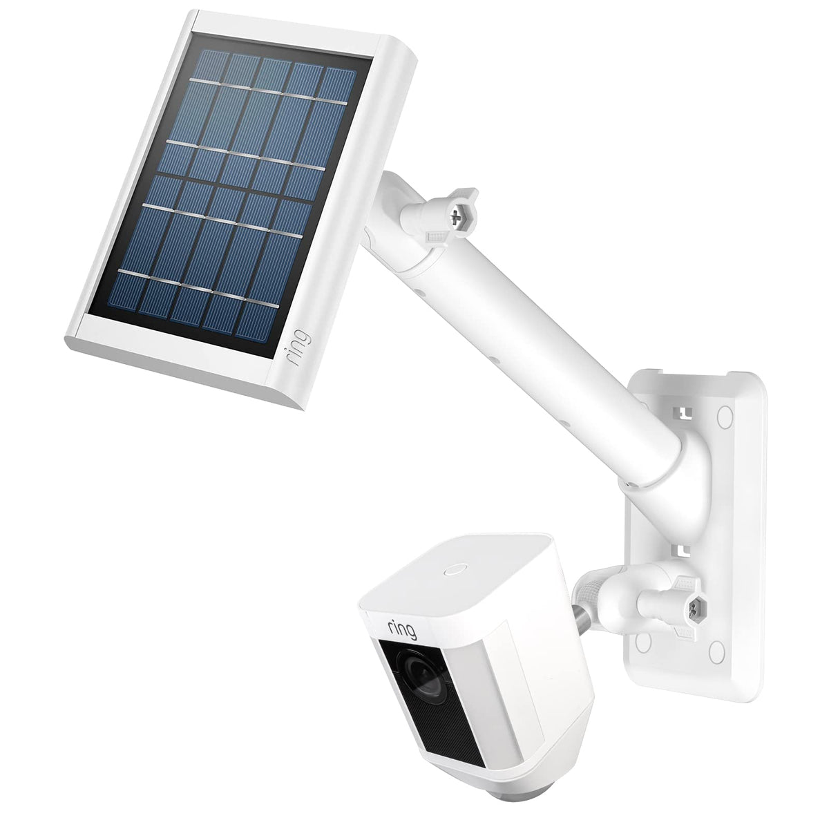 Holaca 2 In 1 Wall Mount Bracket For Stick Up Cam/Pro Solar Panel, Spotlight Cam Battery And Stick Up Cam Battery Outdoor Mount Accessories For Ringsolar Panel