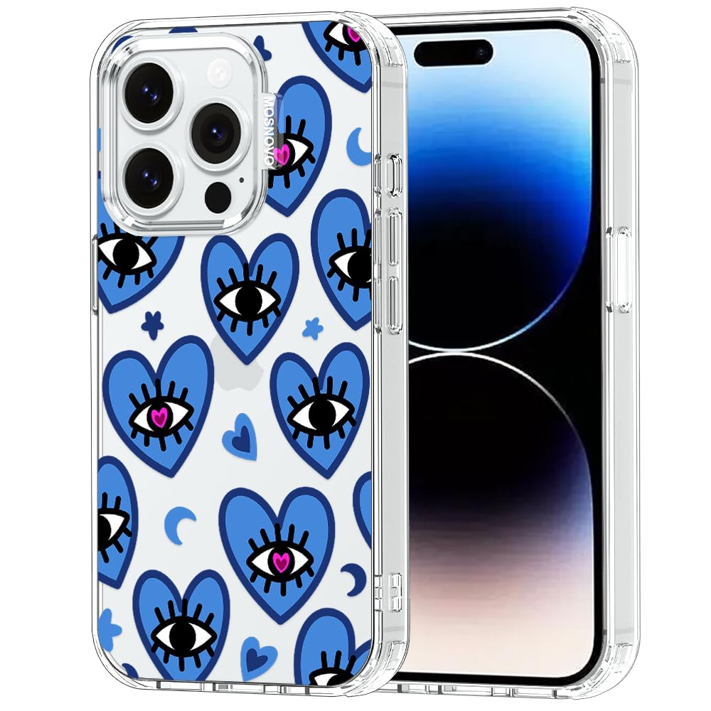 MOSNOVO for iPhone 14 Pro Case, Shockproof Military-Grade Protection 6.6ft Drop Tested, Clear Phone Case for iPhone 14 Pro, Velv