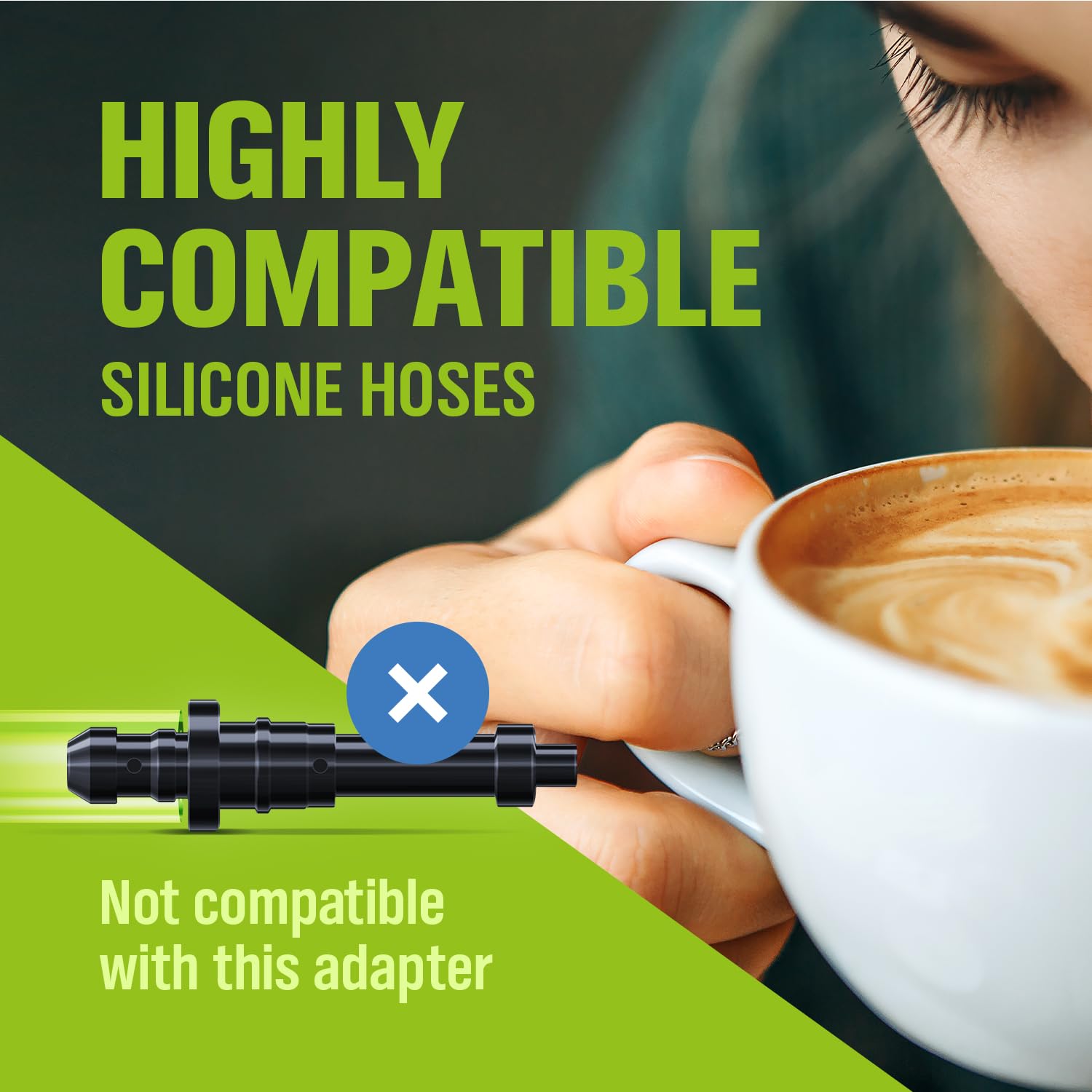 Milk Hose Set For Jura Fully Automatic Coffee Machines   With 3X Hoses And 6X Adapters