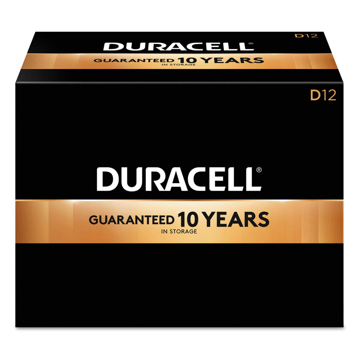Duracell Pgd Mn1300 Coppertop Battery, Alkaline, D Size (Pack Of 12)
