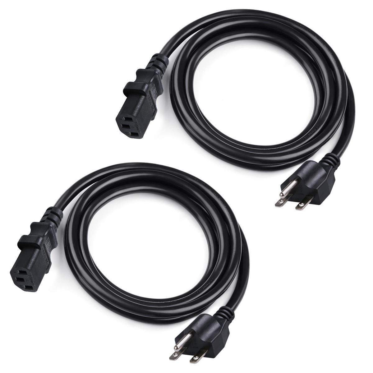 Yodotek 2 Meter (6.6 Ft) Nema 6 15P To Iec60320 C13,14 Gauge 3 Prong Heavy Duty Power Cord,Ul Listed,15 Amp 220/240 Volt Power C