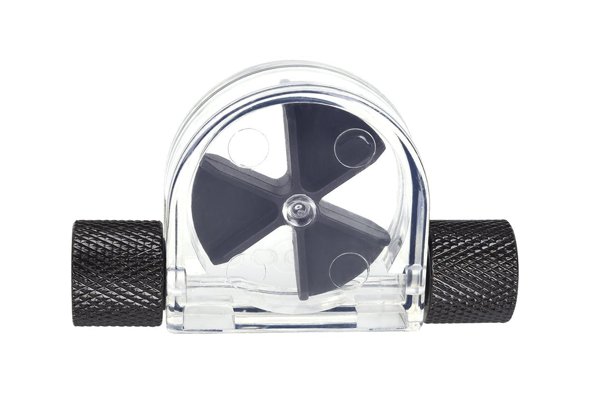 Alphacool 17366 Eisfluegel Flow Indicator Black G1/4 Inner Thread - Acryl Water Cooling Monitoring