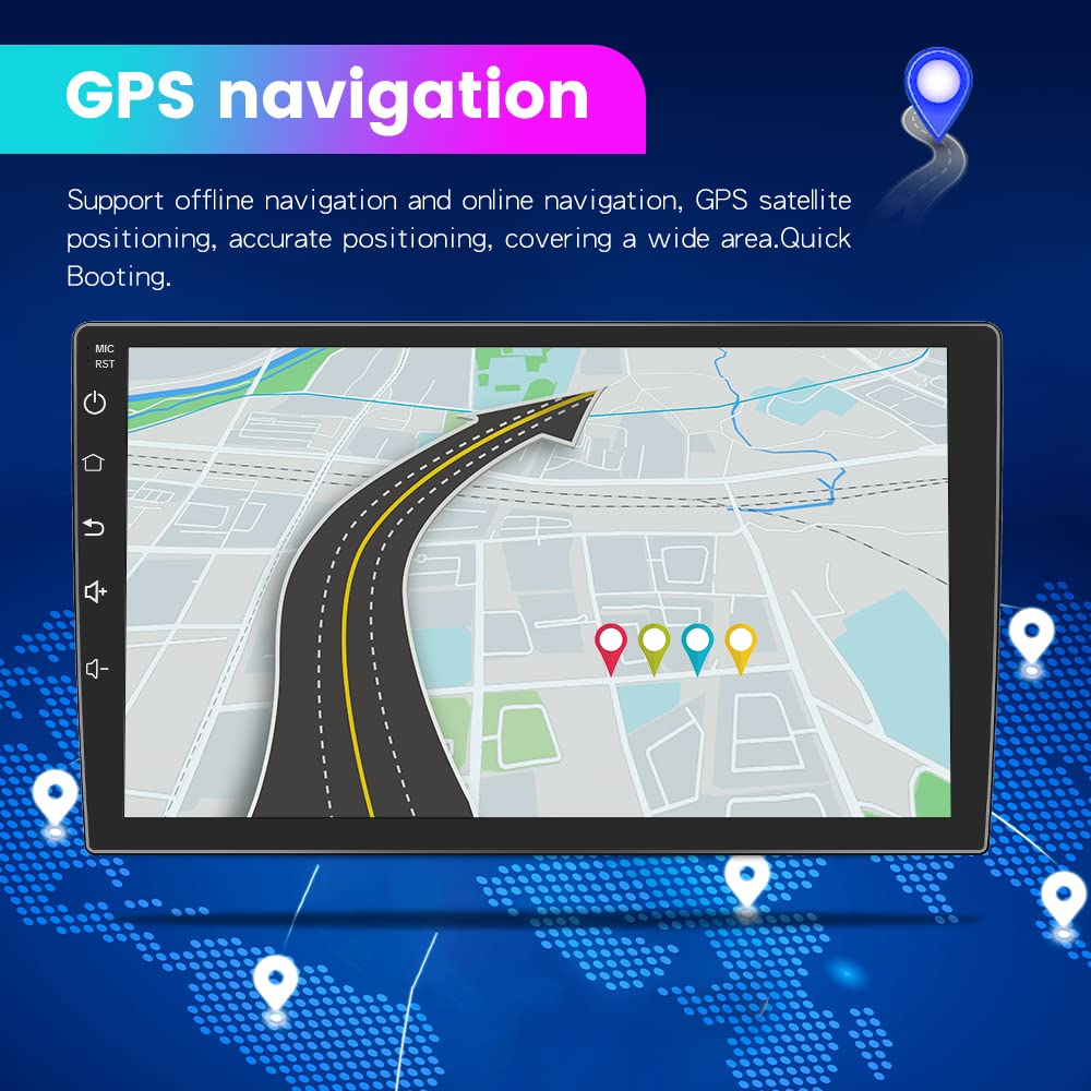 10.1 Inch Car Stereo Radio [2Gram 32Grom] For Jeep Patriot Compass 2010 2016 With Wireless Carplay Android Auto,Android 12 Playe