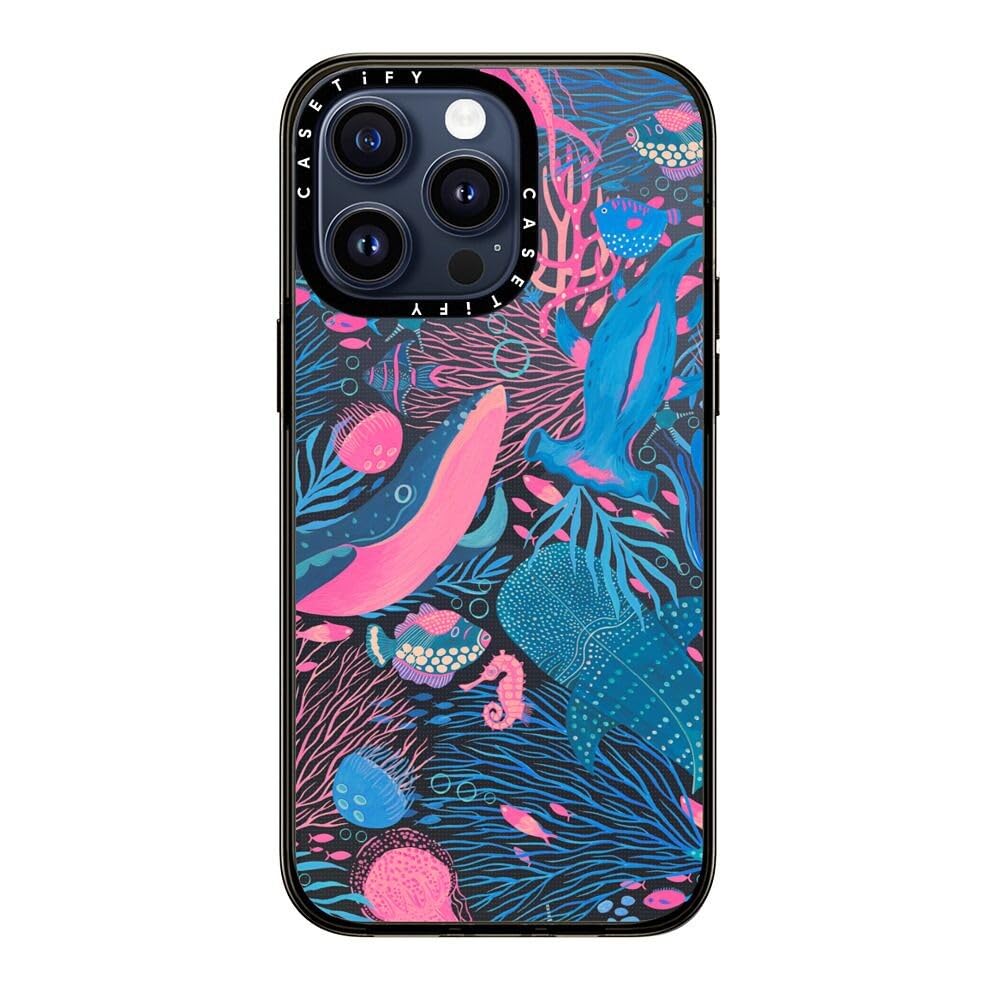 Casetify Compact Iphone 15 Pro Max Case [2X Military Grade Drop Tested / 4Ft Drop Protection]   Animal Prints   Under The Sea By