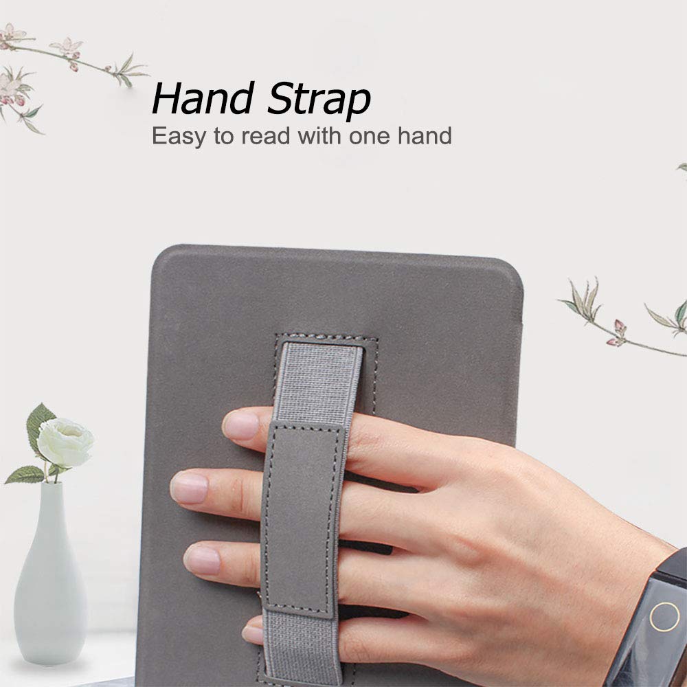 Scsvpn Case For 6.8'' Kindle Paperwhite 11Th Generation 2021 & Signature Edition   Lightweight Pu Leather Shell Cover With Hand