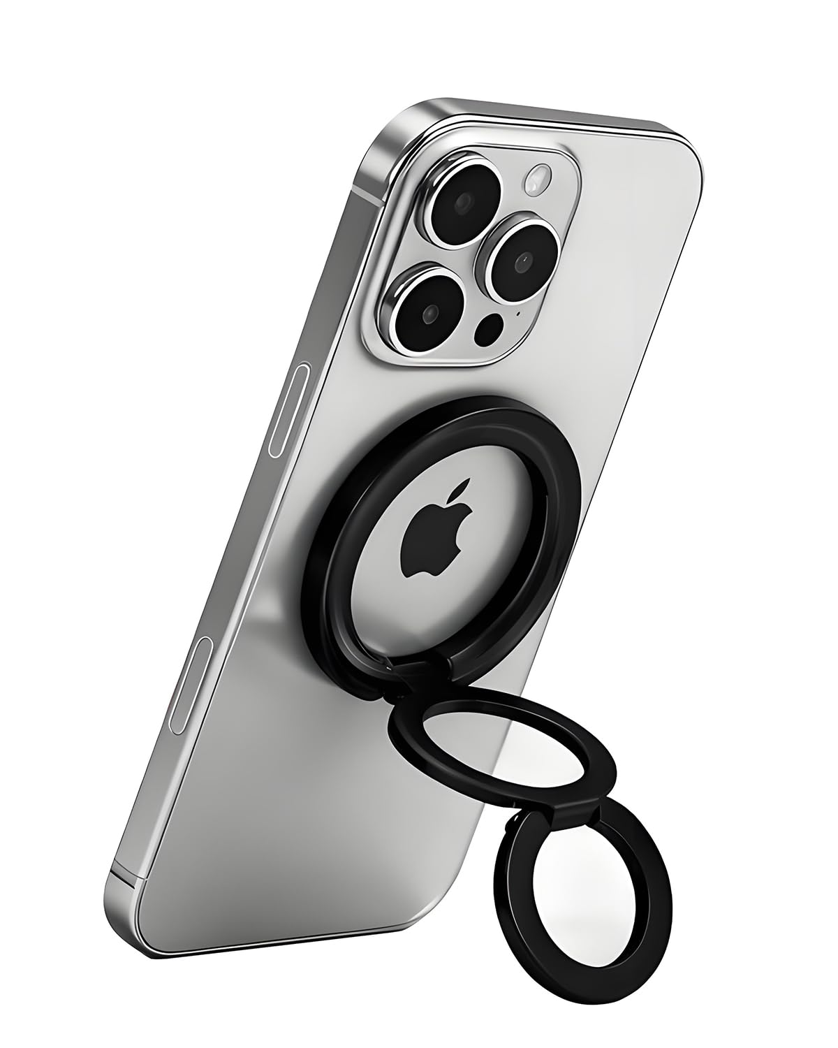 Magnetic Phone Ring MagSafe Phone Grip, Magnetic Cell Phone Stand Holder Finger Ring [Super Magnet] [360 Rotation] [Double Brack