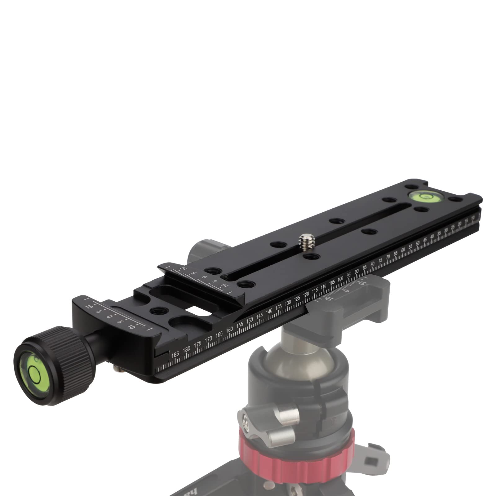 Camera Rail Nodal Slide 200Mm Quick Release Plate Clamp With D Ring Screws For Dslr Tripod Monopod Ball Head For Panoramic Close