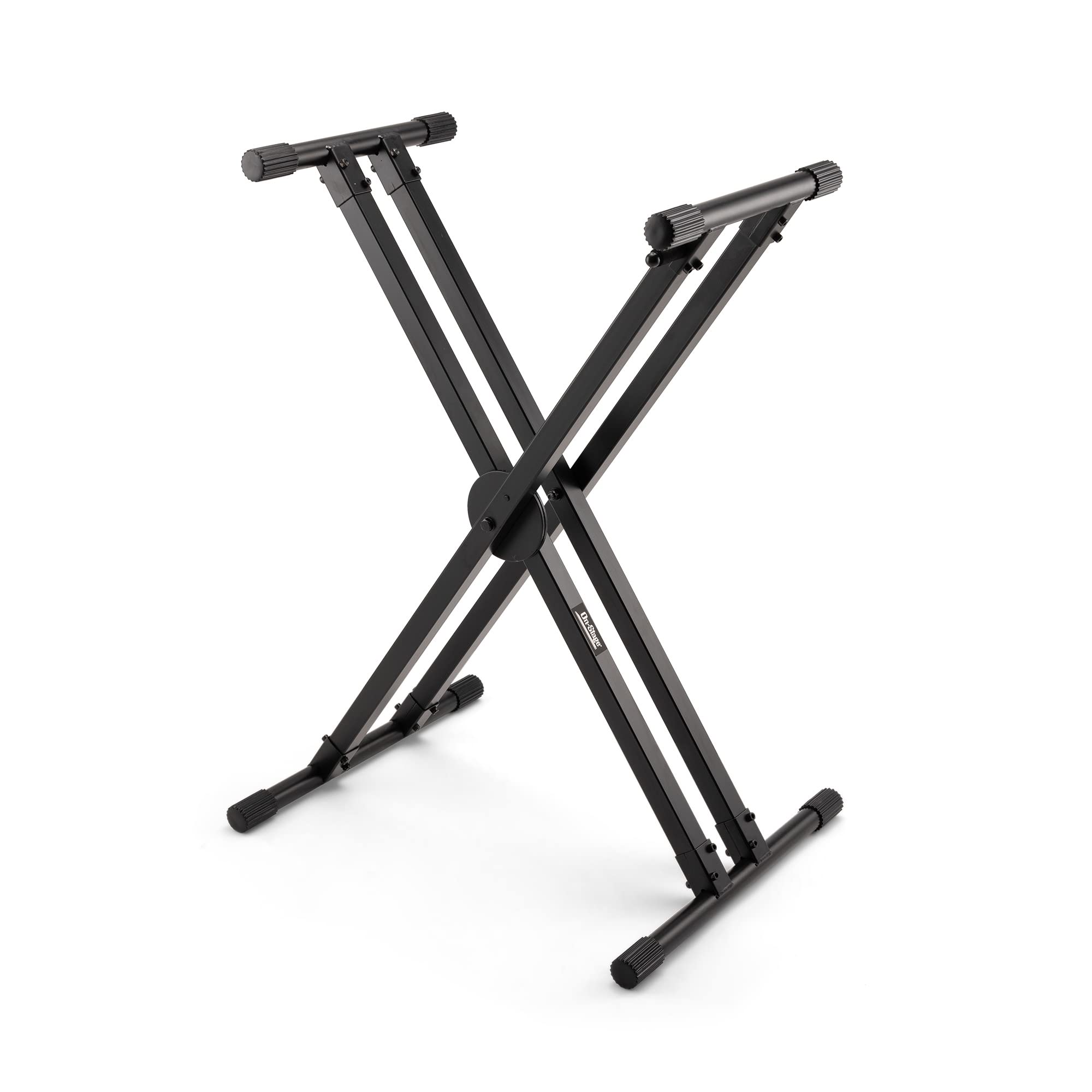 OnStage KS8291XX Pro Lok-Tight Double-X Keyboard Stand, Black